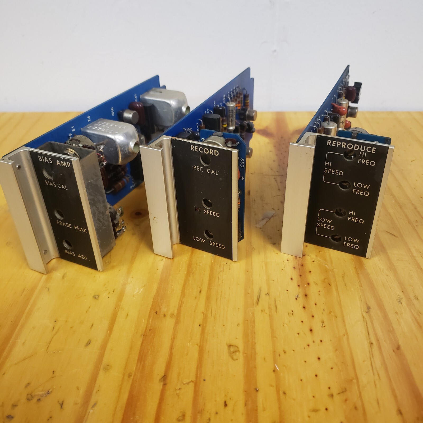 Ampex Mm1000 Ag440 Card Set Record Bias Repro