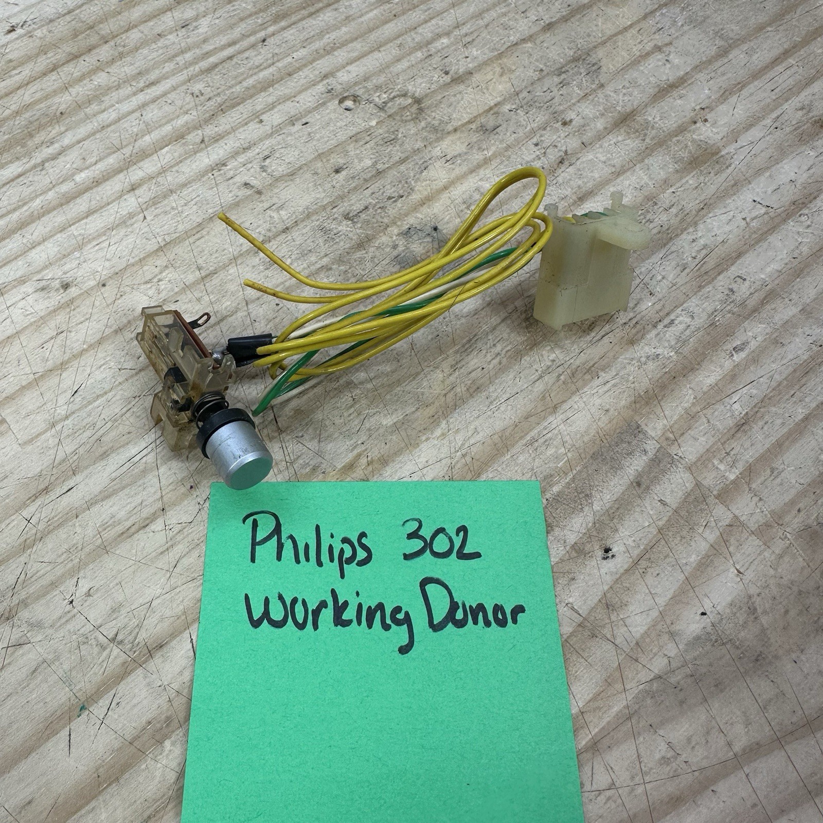 Philips 312 Turntable Parts Read – Power Switch & Cap