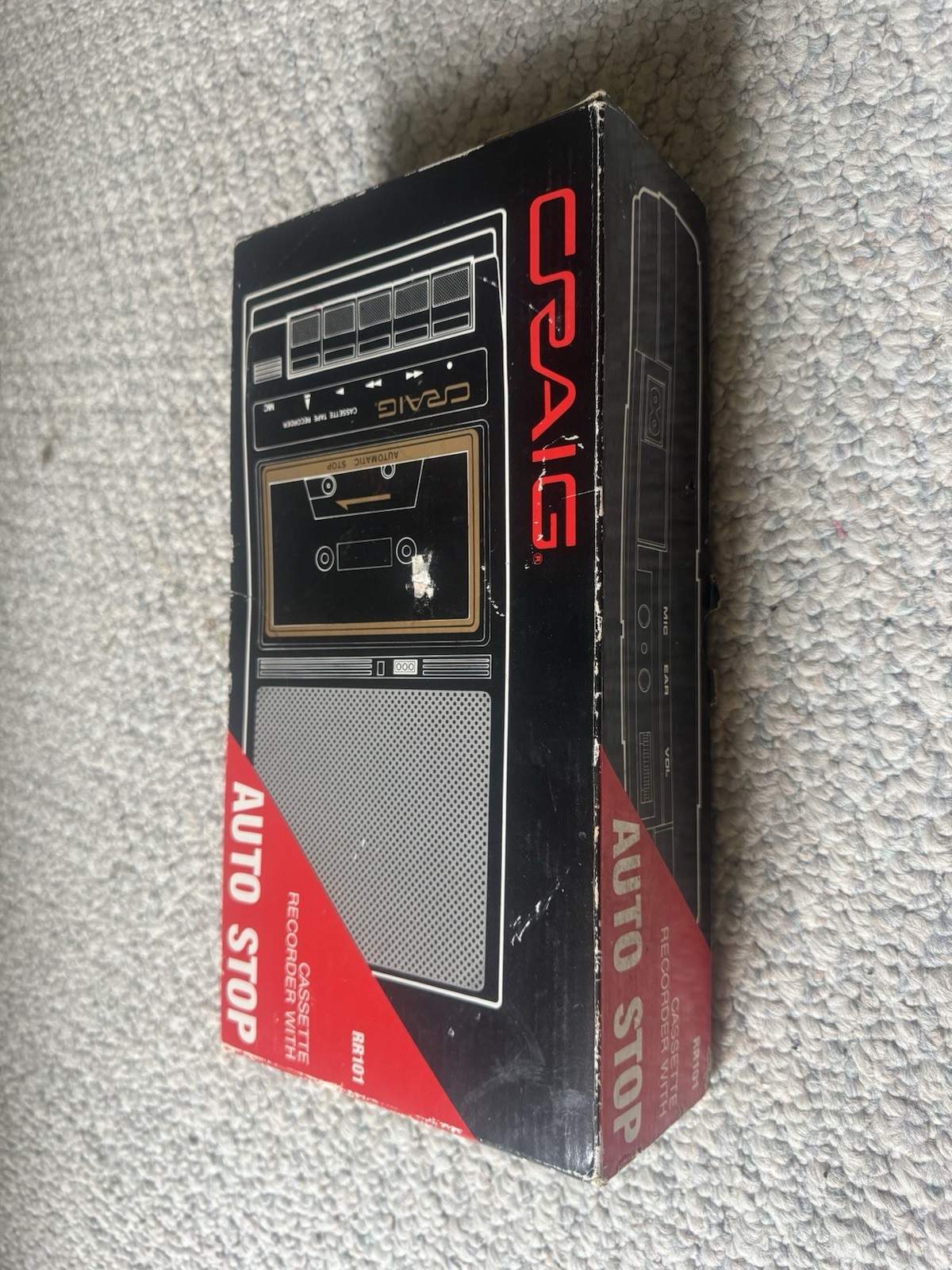 P8 Vintage RR101 CRAIG Cassette Tape Player Recorder Portable Brand New!