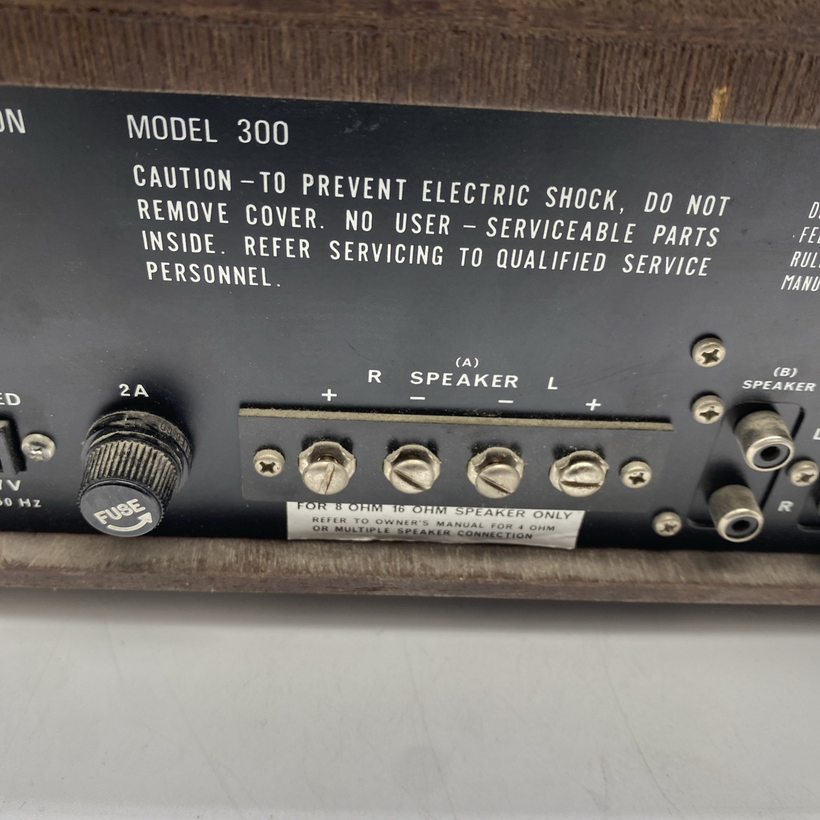 Maximus Sound Corporation Vintage Stereo Receiver Model 300 – Turns On – Read