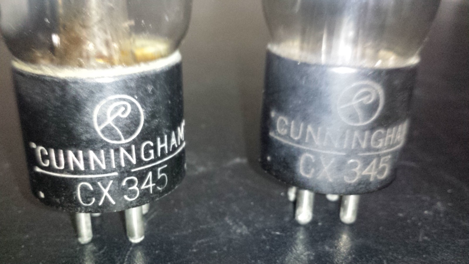 ⭐️Matched Pair⭐️ Cunningham/RCA CX-345 GLOBE BALLOON 45/145/245 Tube TV-7 Tested
