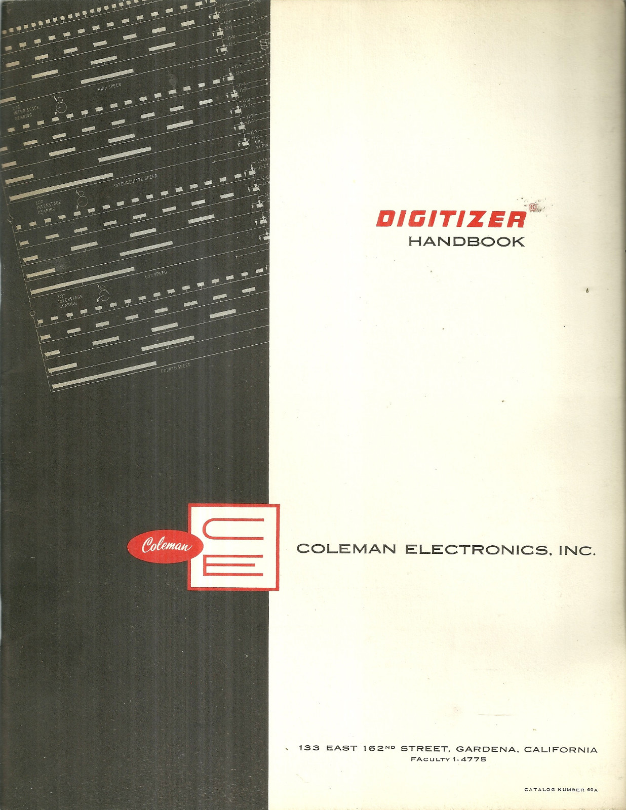 Digitizer Handbook Coleman Electronics 1959 Reference Book Manual