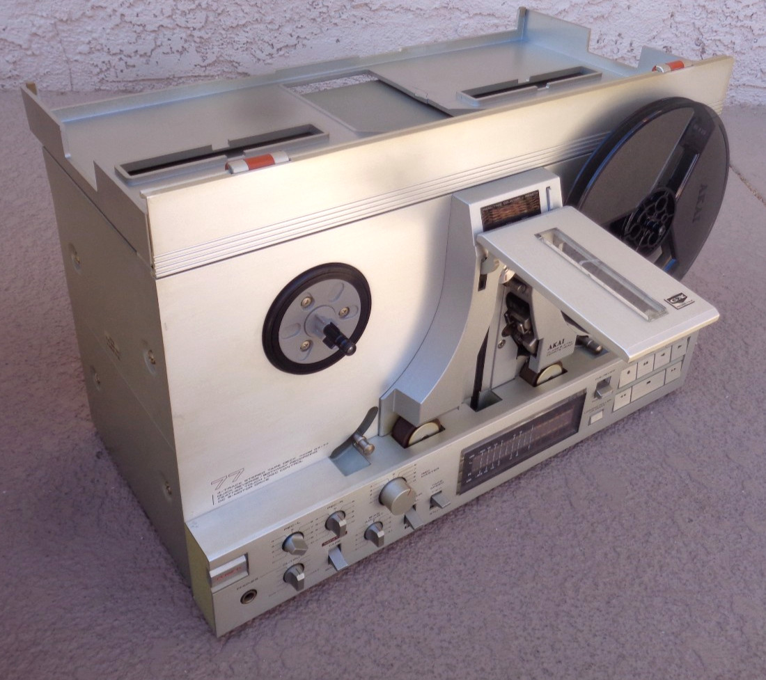 AKAI GX-77 REEL TO REEL TAPE RECORDER FOR PARTS OR REPAIR MIJ