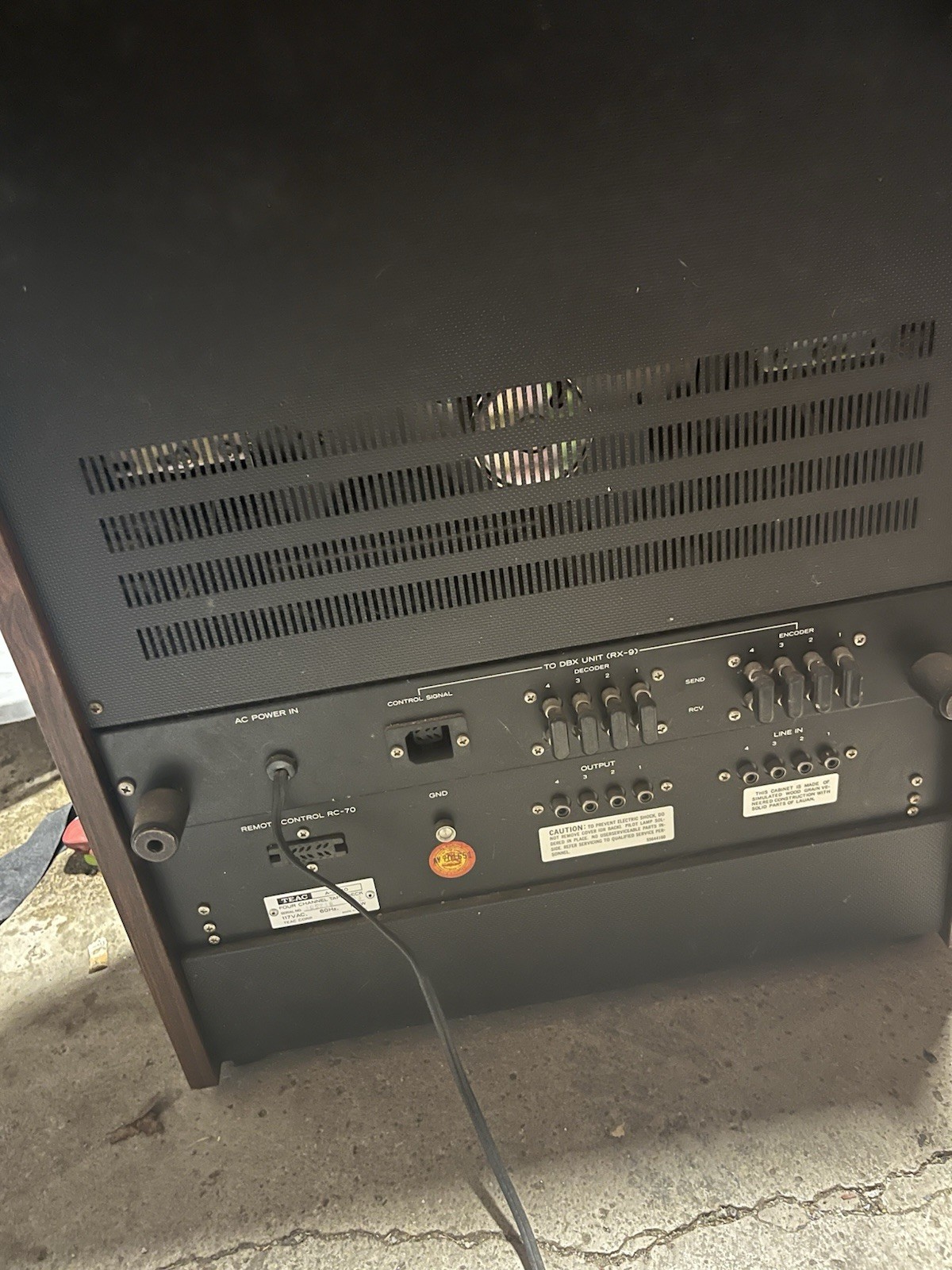 TEAC A-3440 Four Channel Simul-Sync Reel-to-Reel Tape Recorder