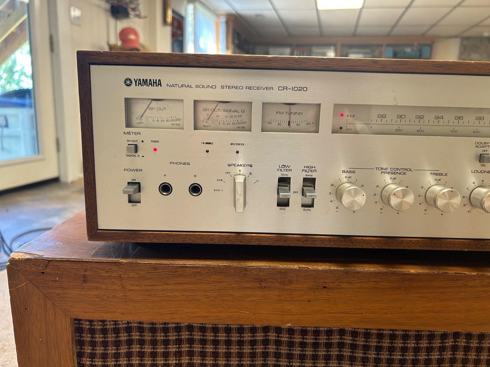 Vintage Yamaha CR-1020 AM/FM Natural Sound Stereo Receiver Very Clean Unit Nice