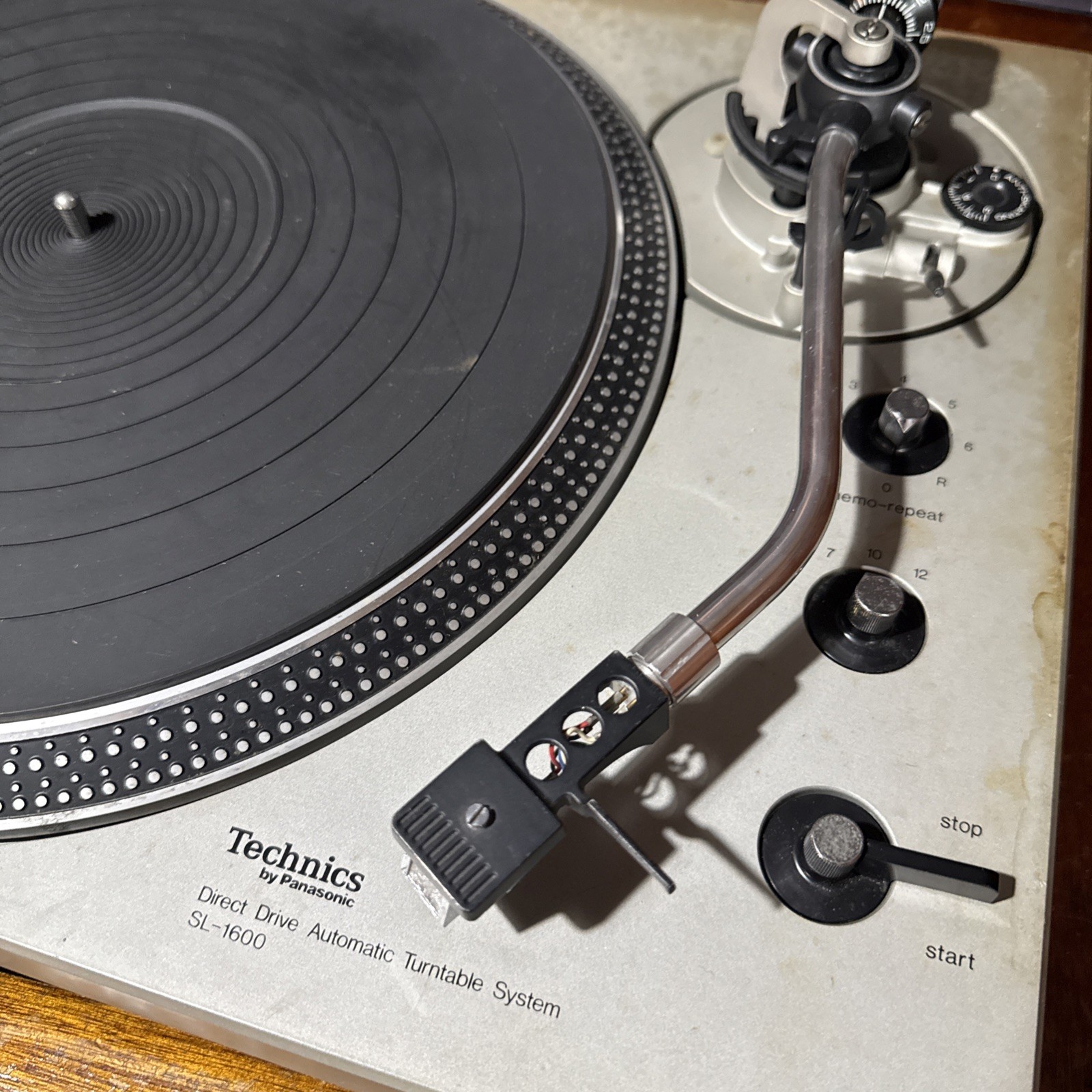 Technics SL-1600 Direct Drive Full Auto Turntable Cartidge NO NEEDLE – TESTED ✅