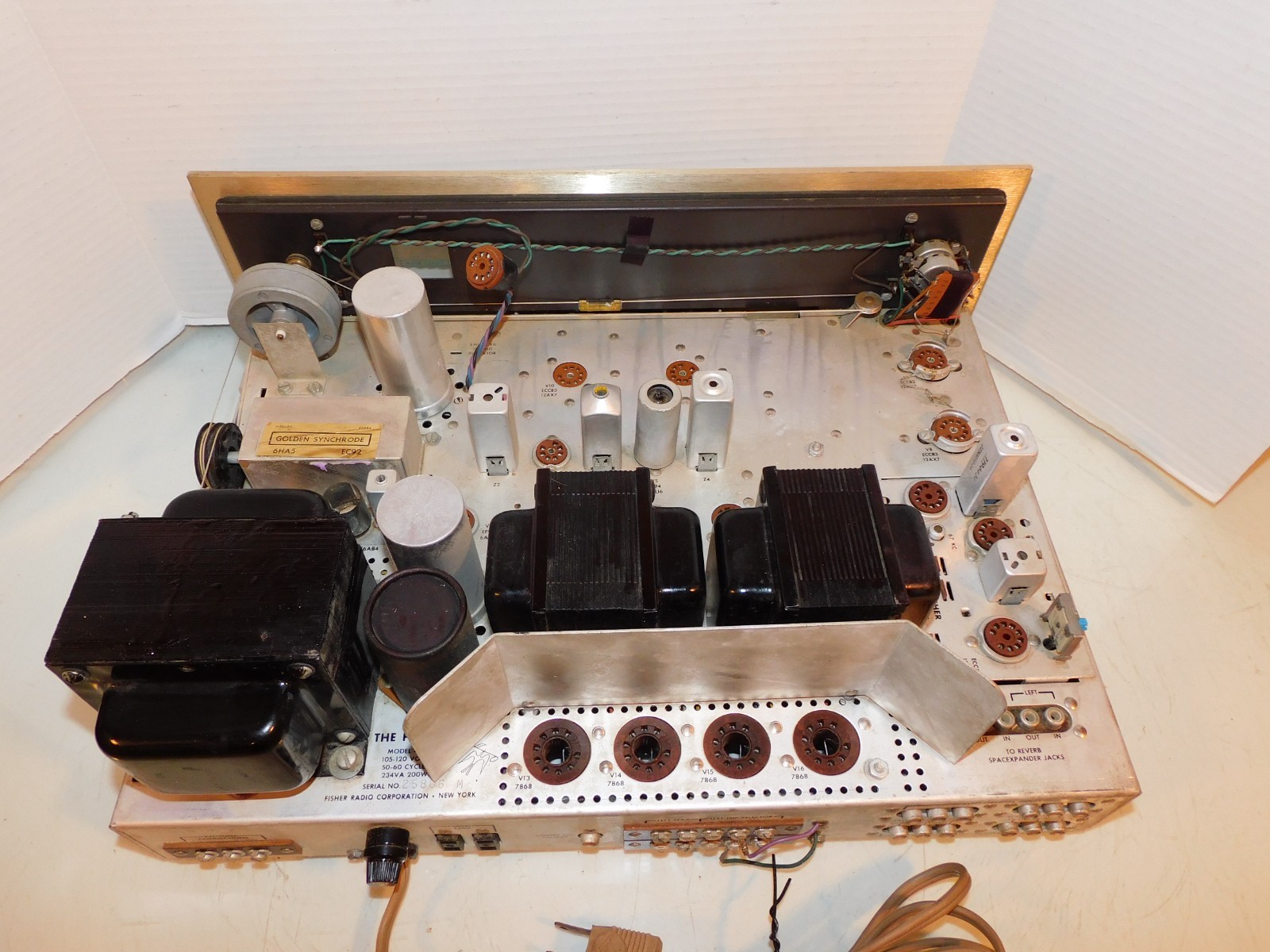Fisher 400 Tube FM Stereo Receiver for Repair Parts or Restoration