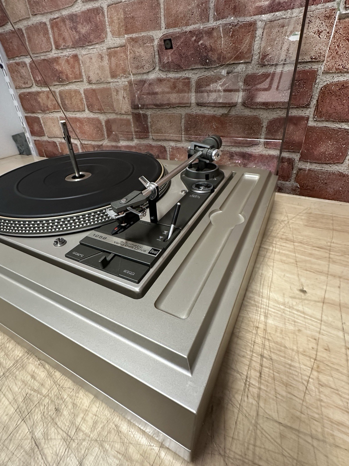 Dual 1258 Turntable Vario Belt Vinyl Record Player Ortoron
