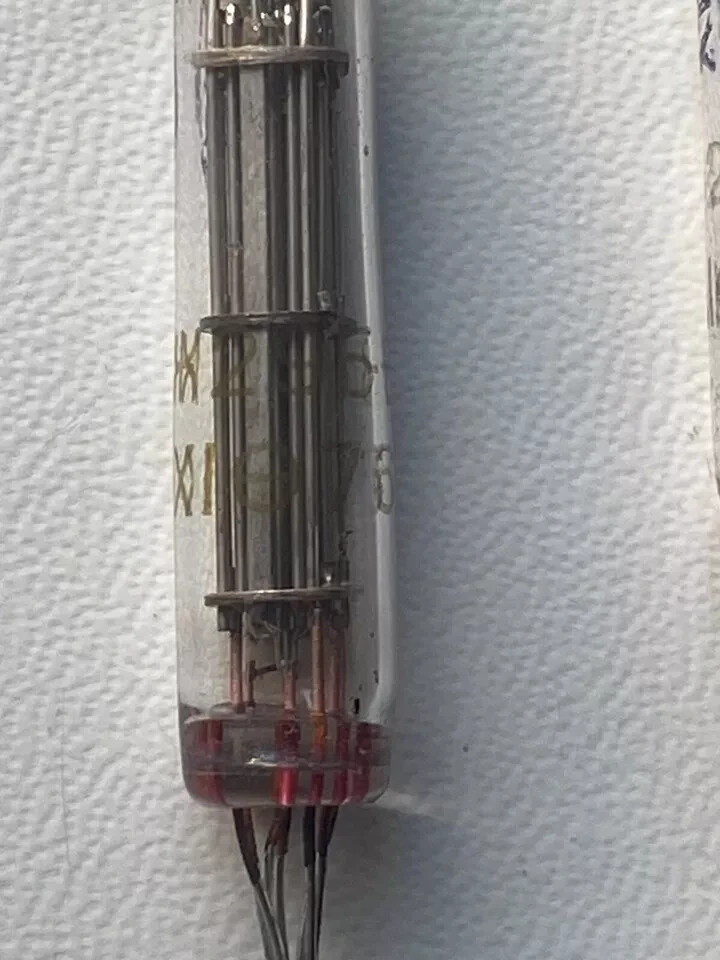 1J29B-V 1Ж29Б-В soviet Miniature HF Pentode With Flexible Leads Tube