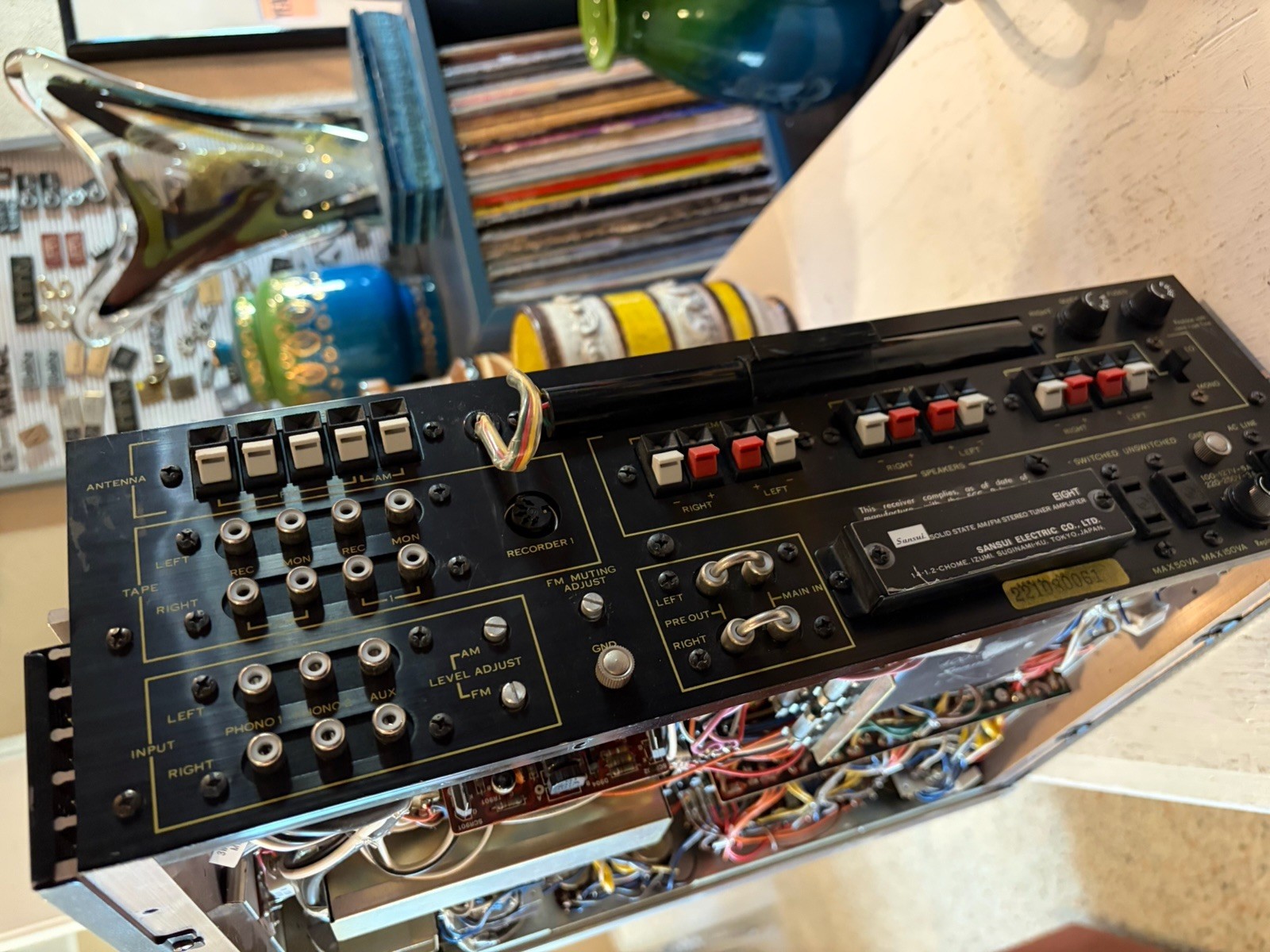 VINTAGE SANSUI EIGHT STEREO AM/FM TUNER RECEIVER WORKING
