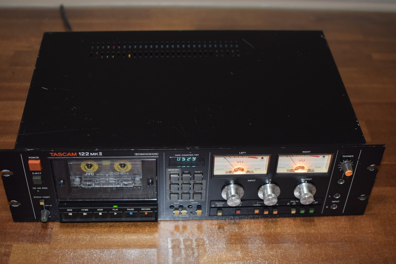 TASCAM 122MKII 3-Head Professional Cassette Deck, serviced, 3 months warranty