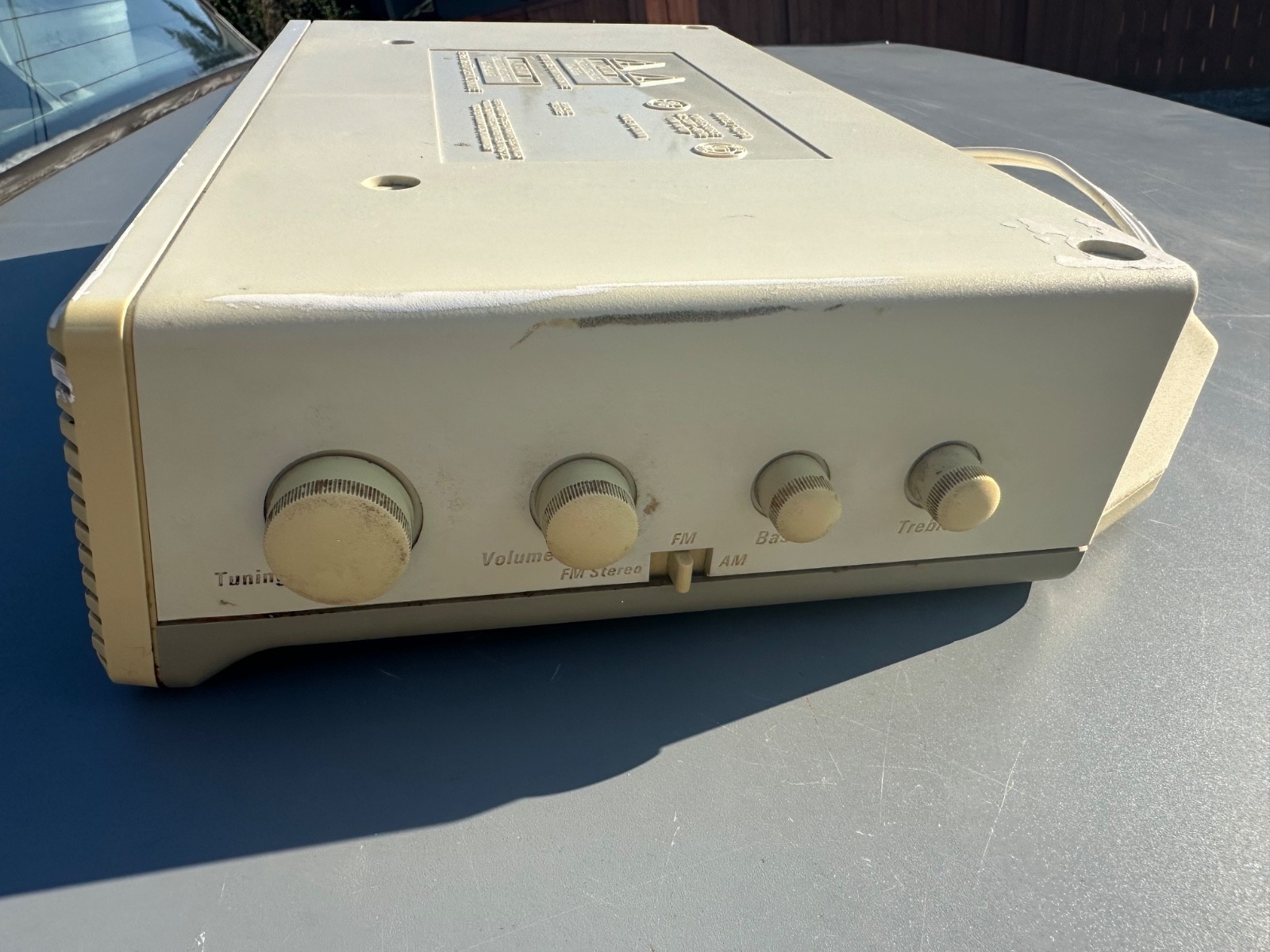 Vtg GE Spacemaker Clock/Radio/Cassette Player Model 7-4275A Works READ BELOW