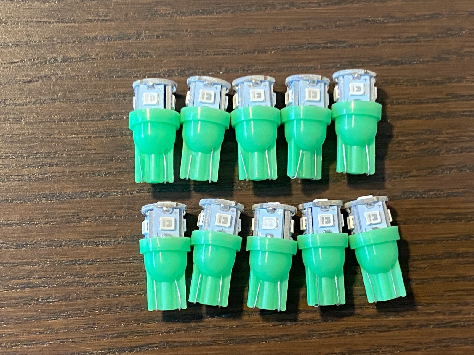 10 New Green 8V Wedge Lamp LED Light Bulbs for Pioneer Project/One Receivers