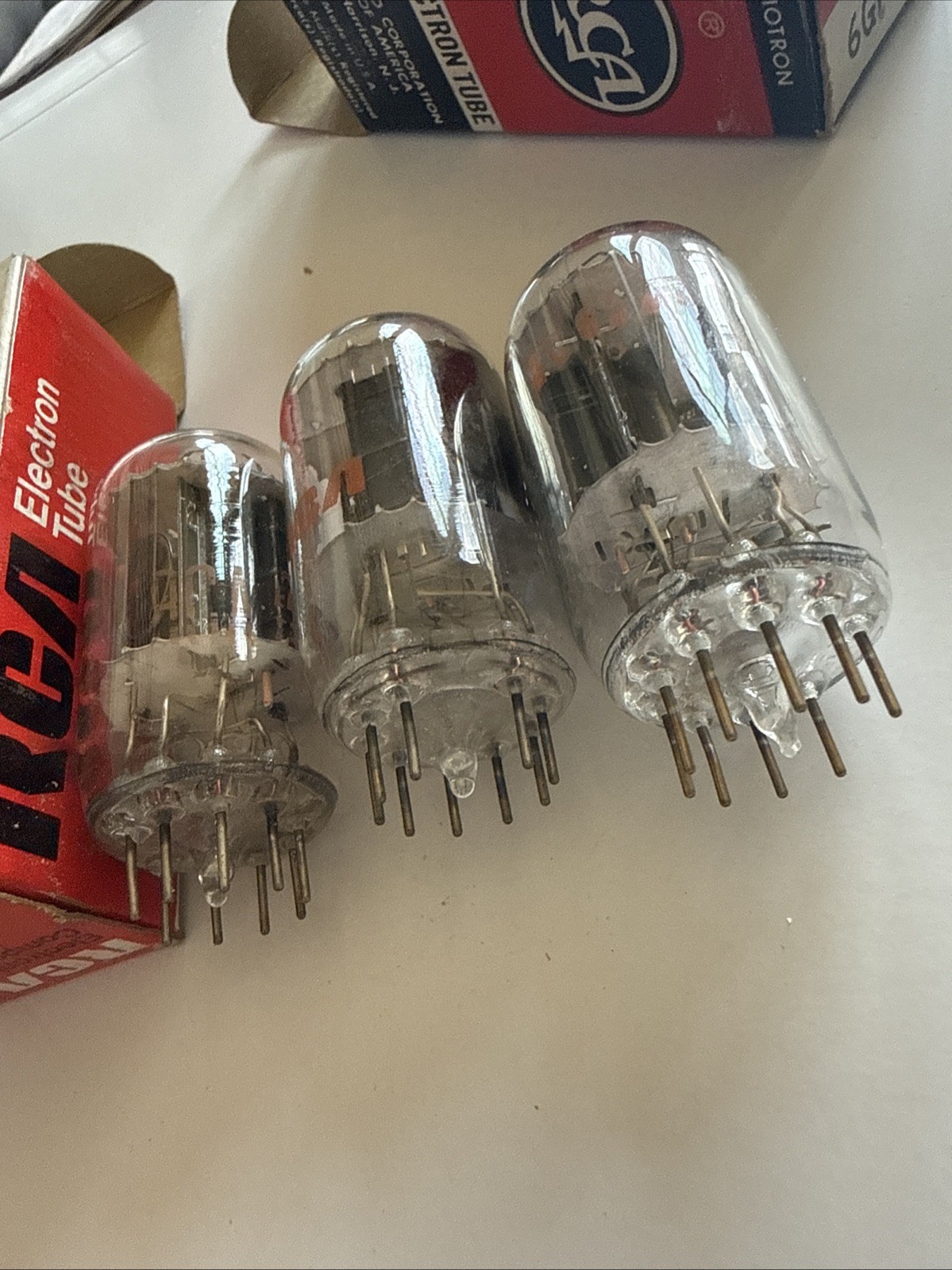 Lot Of 5: RCA (3) Zenith (2) vacuum tube 6GF7A NOS T26