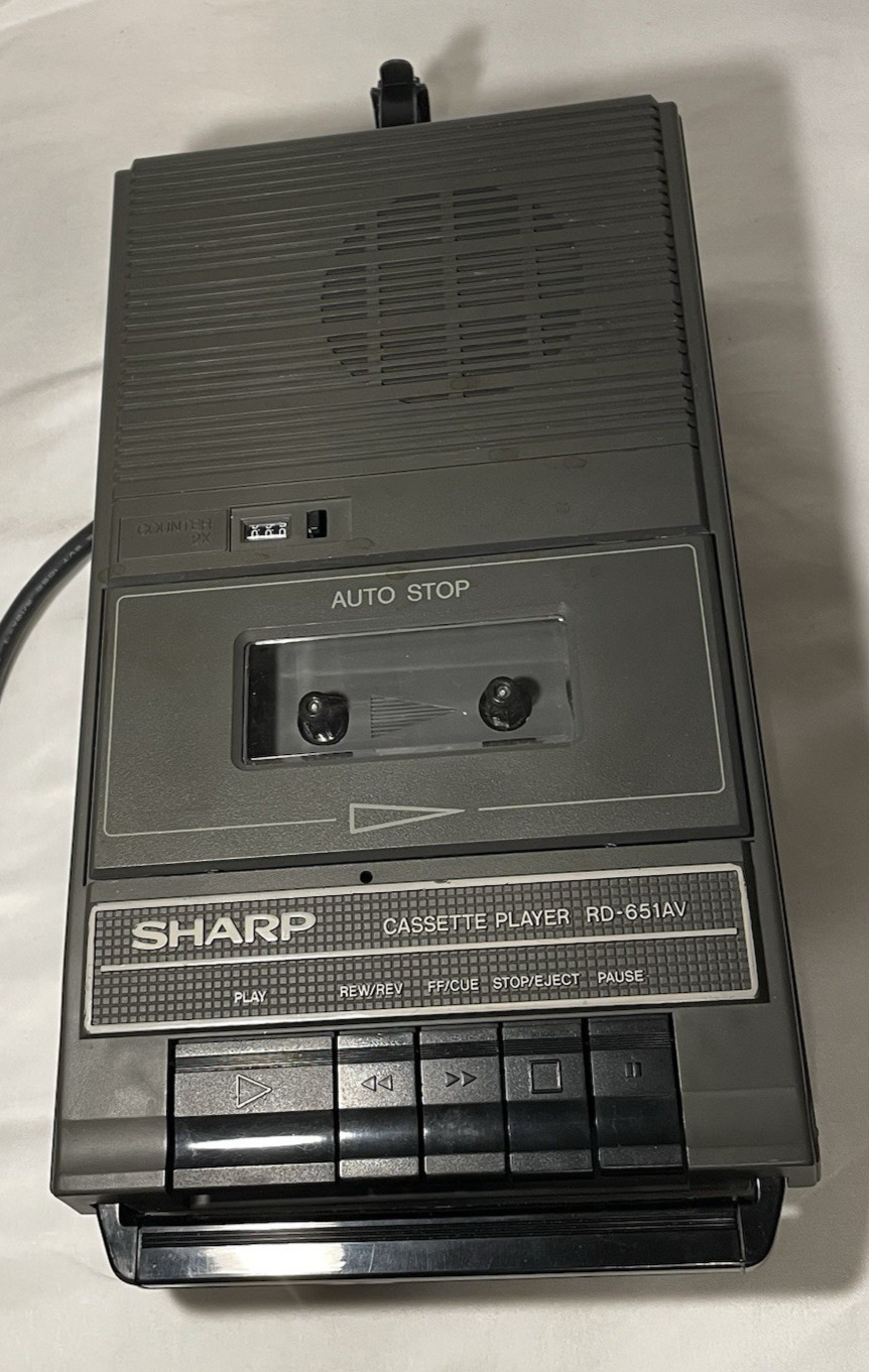 Sharp Cassette Player RD-651AV- TESTED