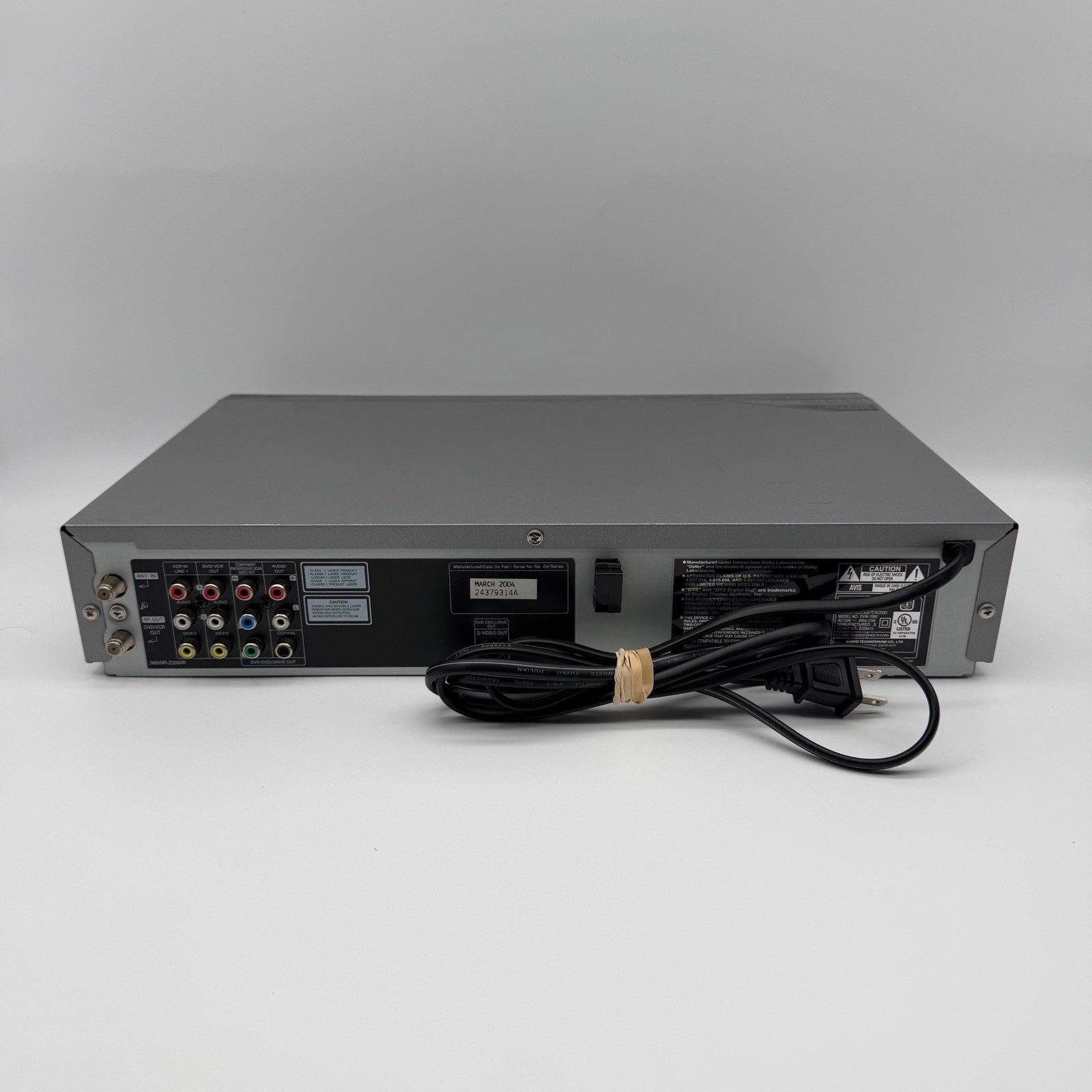 Sanyo DVD VCR Combo Player DVW-7000 4-Head Hi-Fi VHS – No Remote – Tested