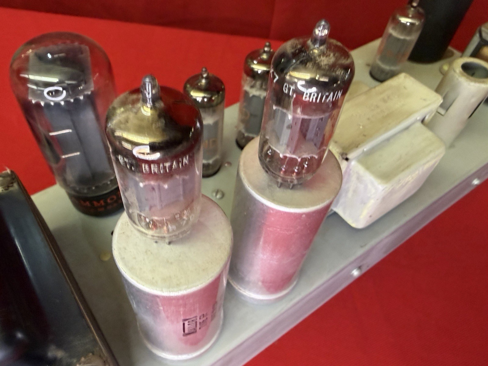 Hammond H-AO-43-1 Working Tube Amp Chassis 1968 NICE TUBES! MAKE OFFER