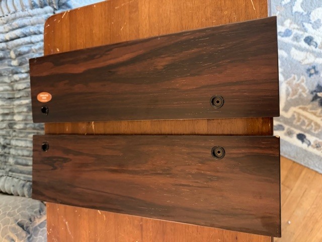 Sony ES Wood Side Panels 2 HOLES 2 METAL INSERTS 14.75″L X 4.25″H X 11/16″ W
