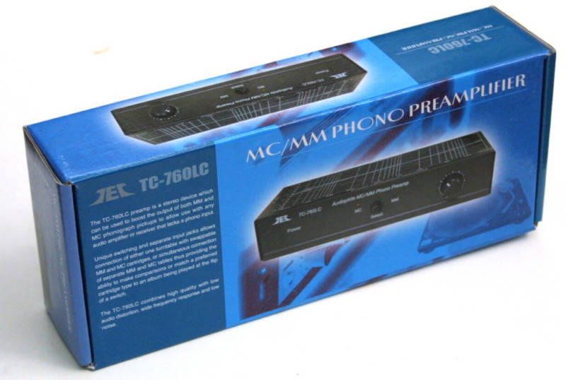 TCC TC-760LC MM/MC Phono Preamp w/ Level Adjust; SILVER