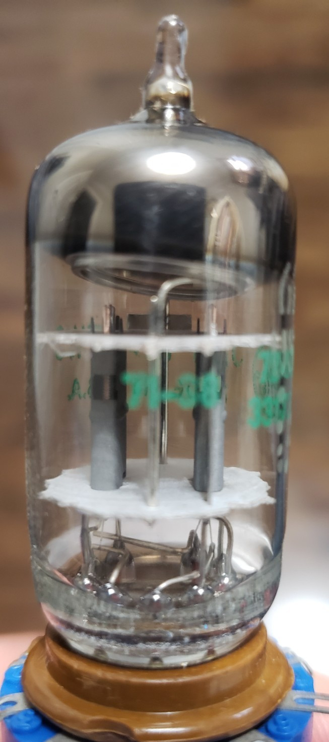 One GE 6201 JAN-12AT7WC Vintage Military Vacuum Tube Maxi PreAmp 2 Tested