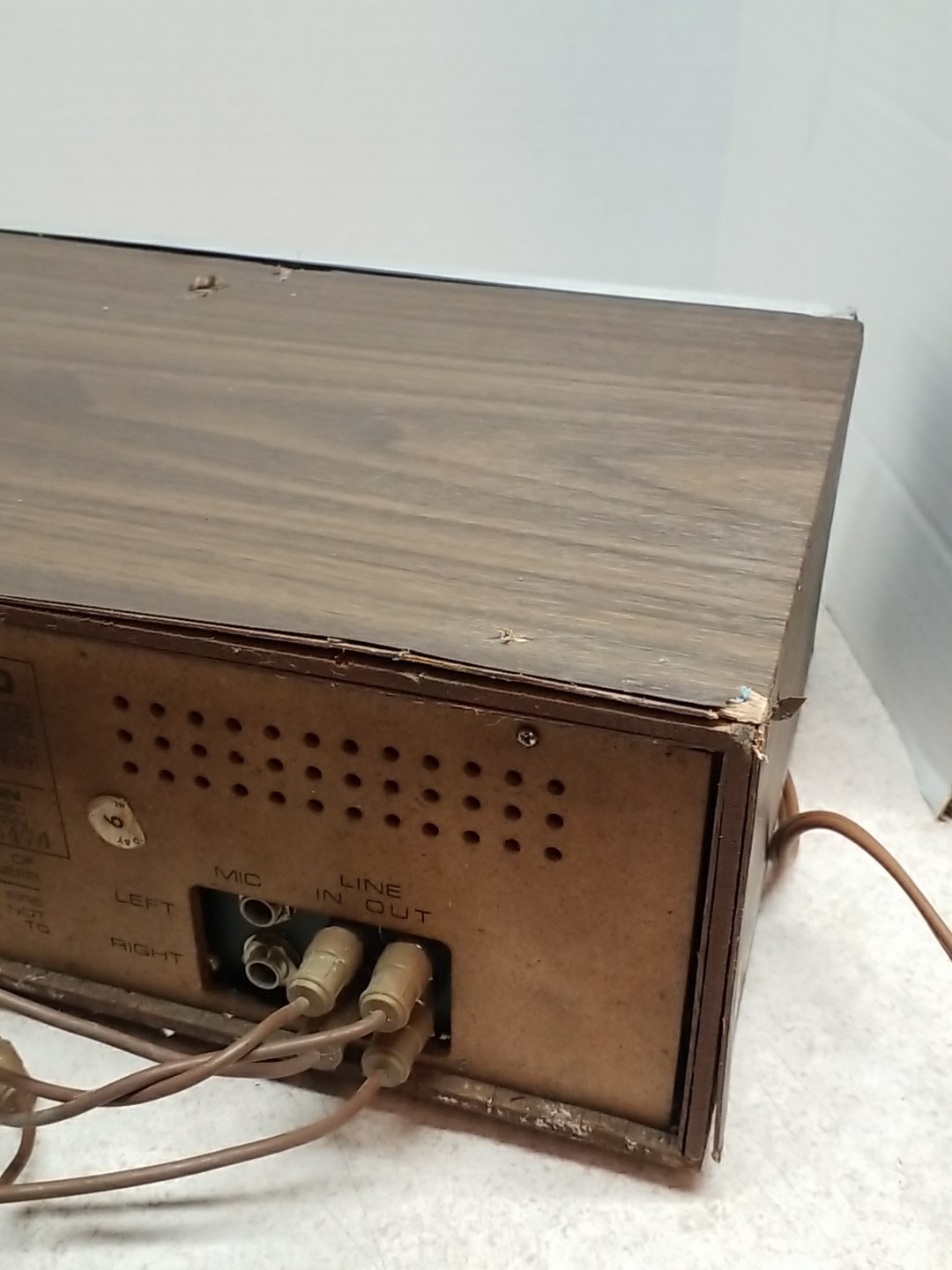 Craig H260 Eight-Track, Stereo Tape Player/Recorder Lights Up! PARTS ONLY