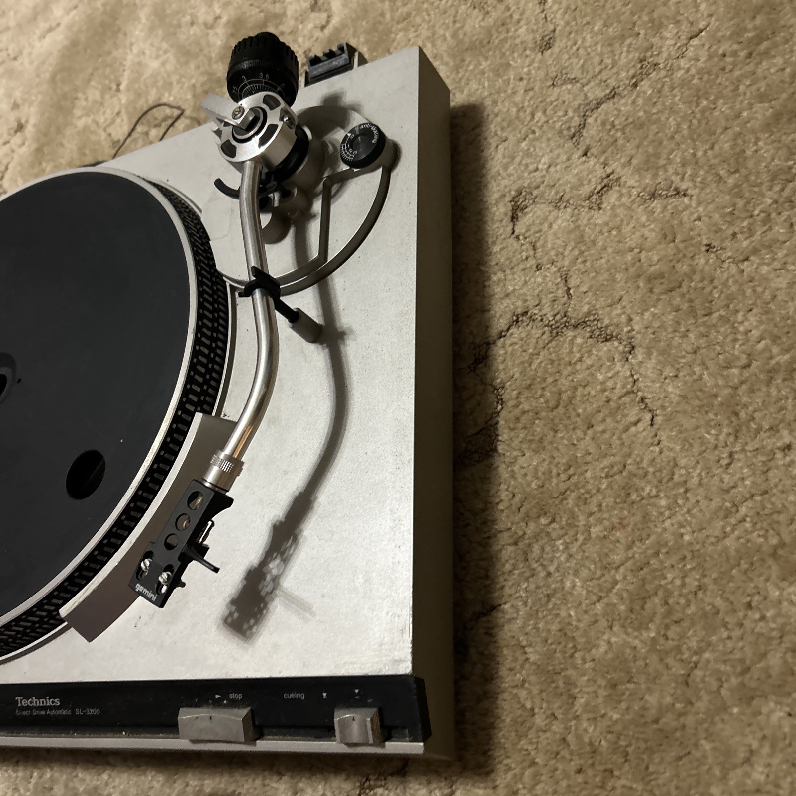 Vintage TECHNICS SL-3200 Direct Drive Automatic Turntable System As Is