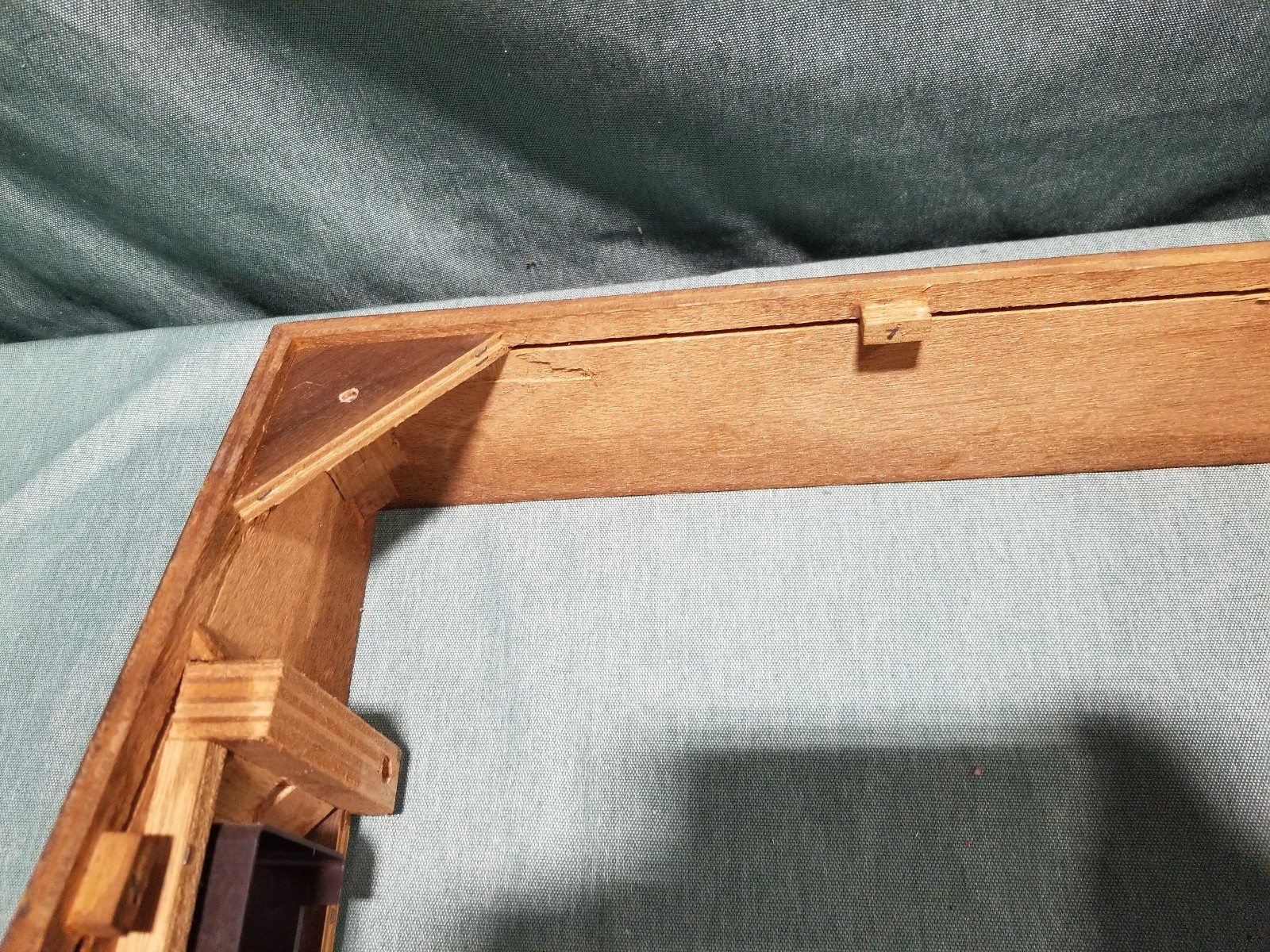 Sony TC 366 Reel to Reel ~ Wood Case Back and Feet Name Plate Hardware
