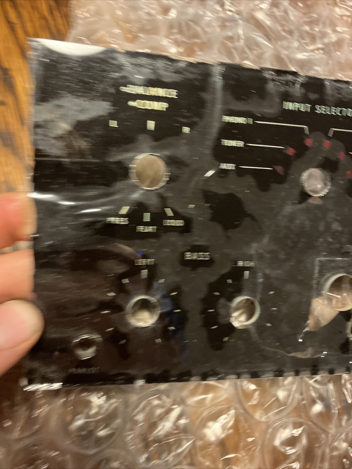 McIntosh C28 Glass Faceplate for Preamp – Vintage Has Flaking