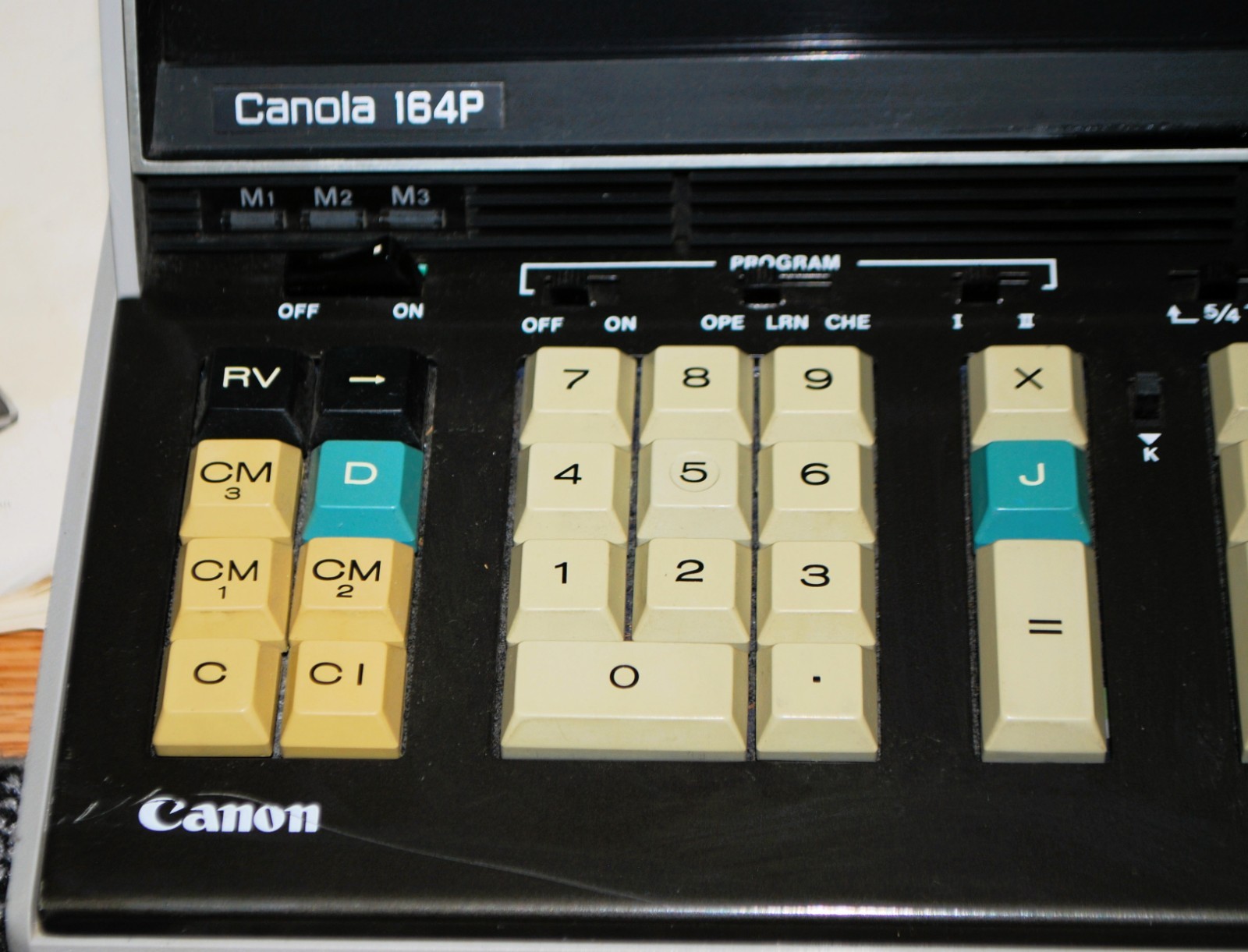 Vintage 70’s Canon Canola 164P Desktop Calculator Nixie Tubes old Computer Japan