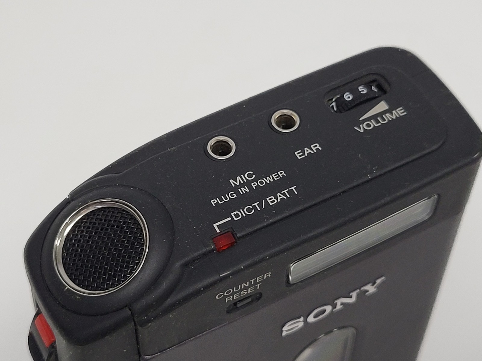Vintage 1990s Sony BM-21 Portable Dictator Cassette Player Recorder
