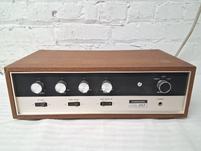 Claricon 153 1970’s Integrated Receiver Solid State Woodgrn Orig Box/Manual