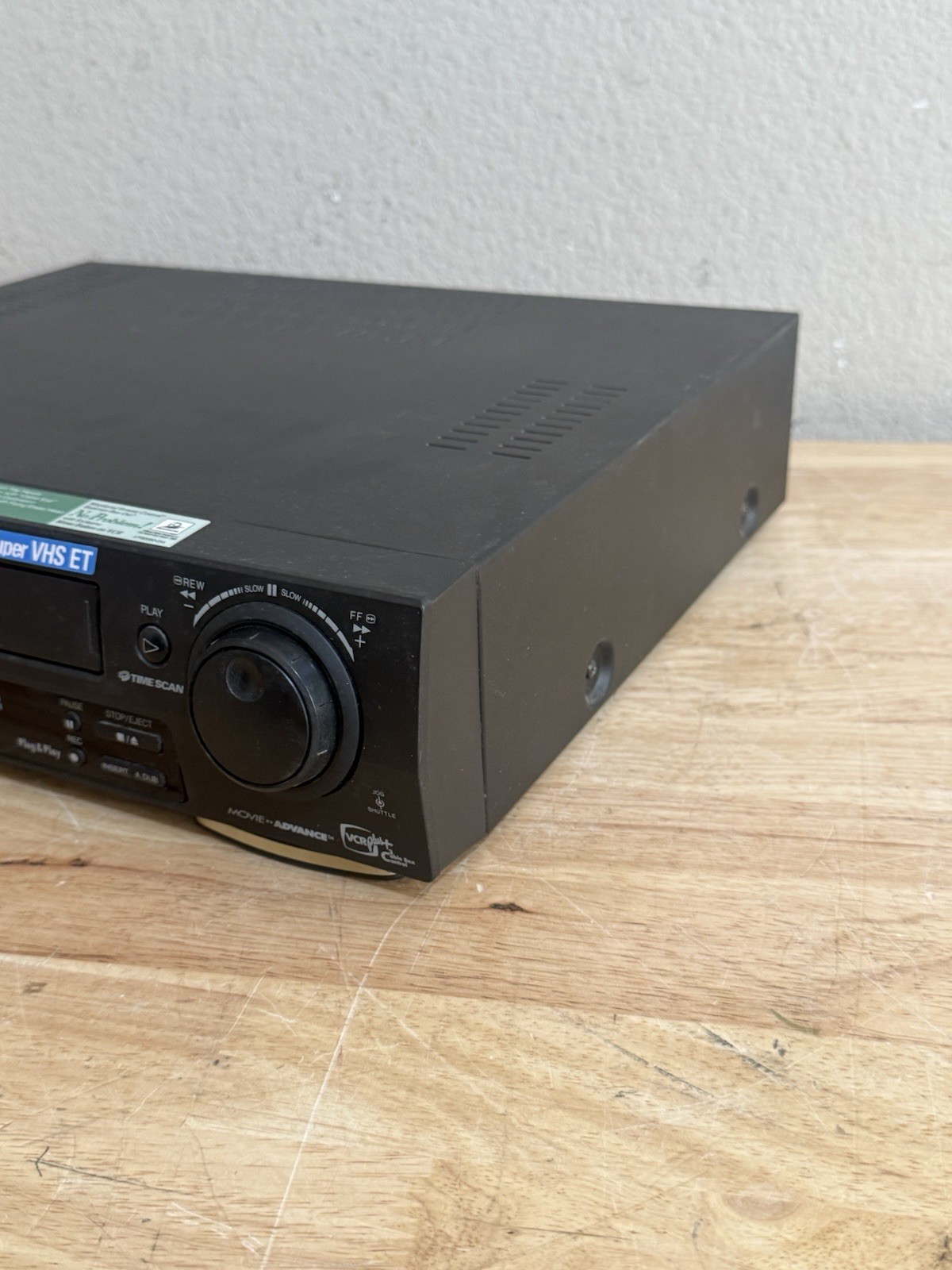 JVC HR-S4500U Super VHS S-VHS ET VCR 4-Head Player – Tested & Working