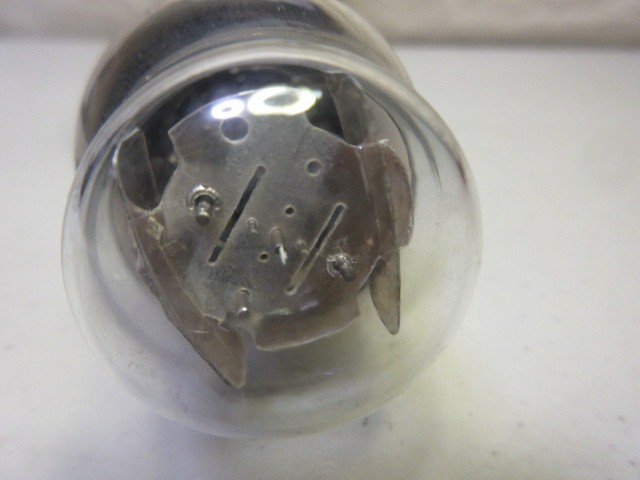 Set of 2 76 Vacuum Tube NOS, continuity tested; one by Raytheon, one by Wards