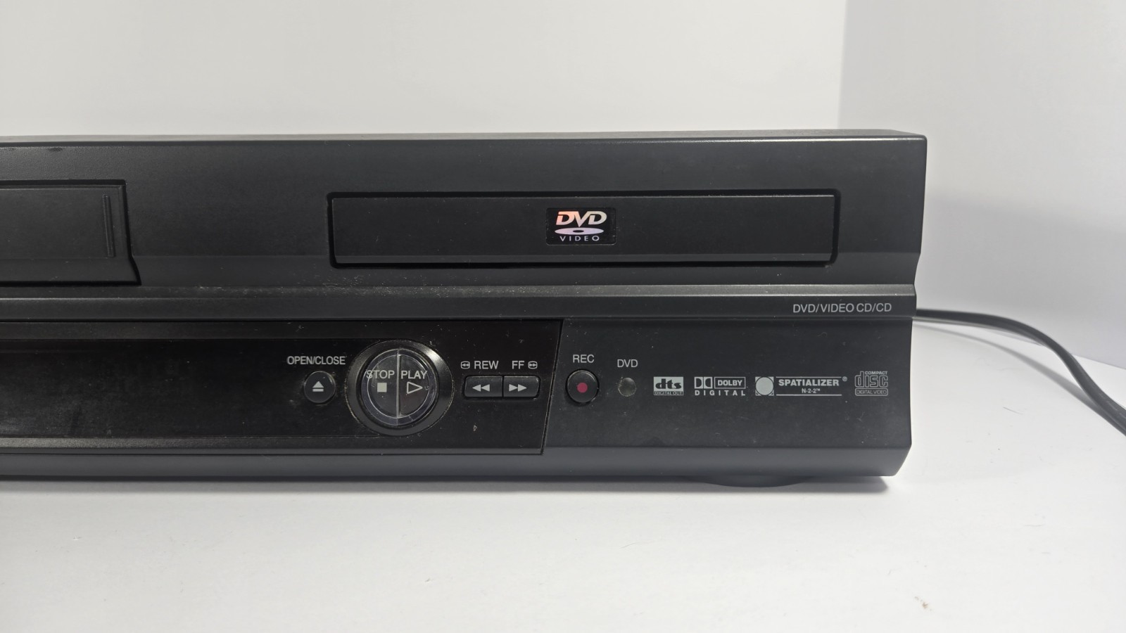 JVC HR-XVC20U DVD VCR Combo Player Hi-Fi Stereo SQPB Tested Component Optical