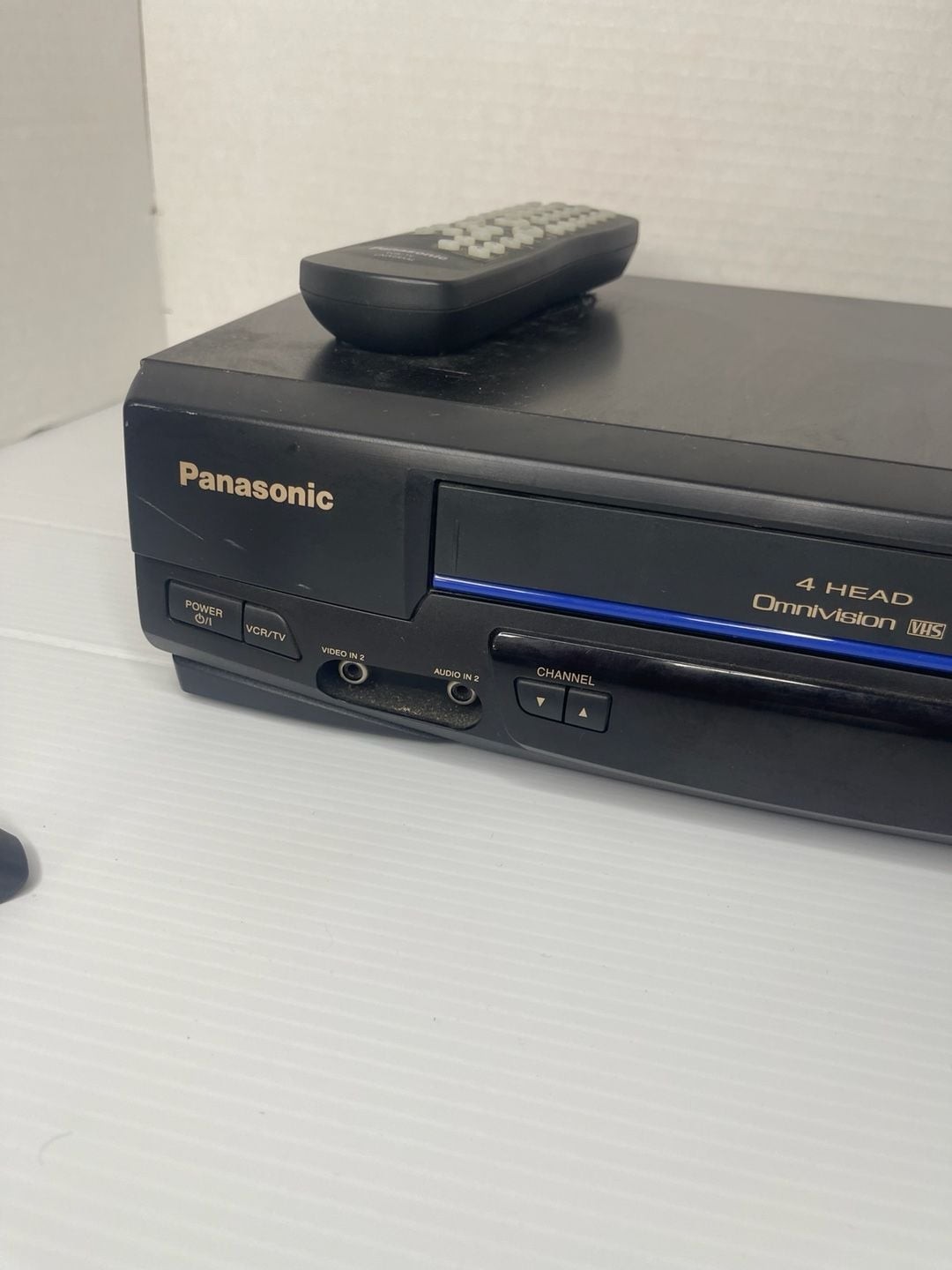 (Fully Works) Panasonic Omnivision 4-Head VHS VCR with Universal Remote