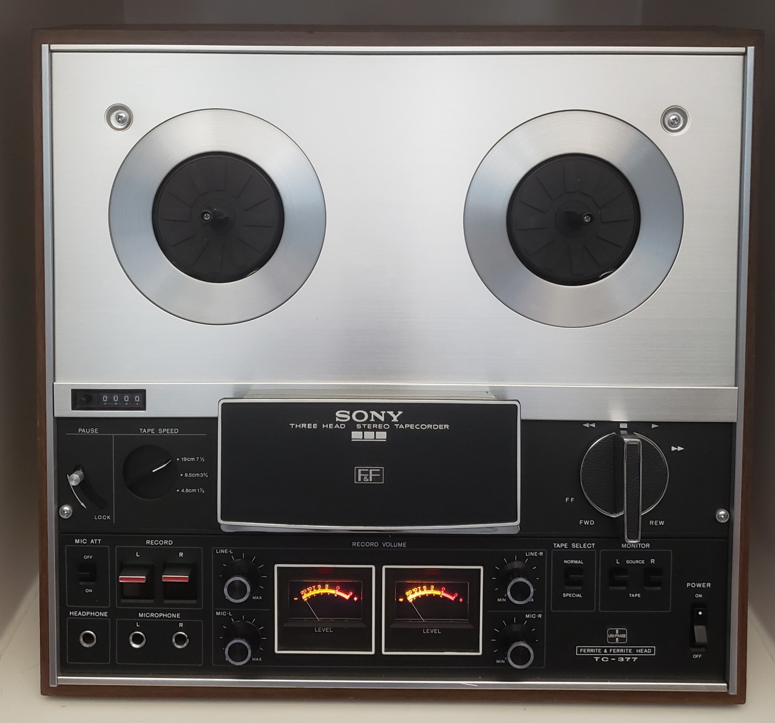 Sony TC-377 Reel To Reel 4-Track Stereo Tape Deck – serviced