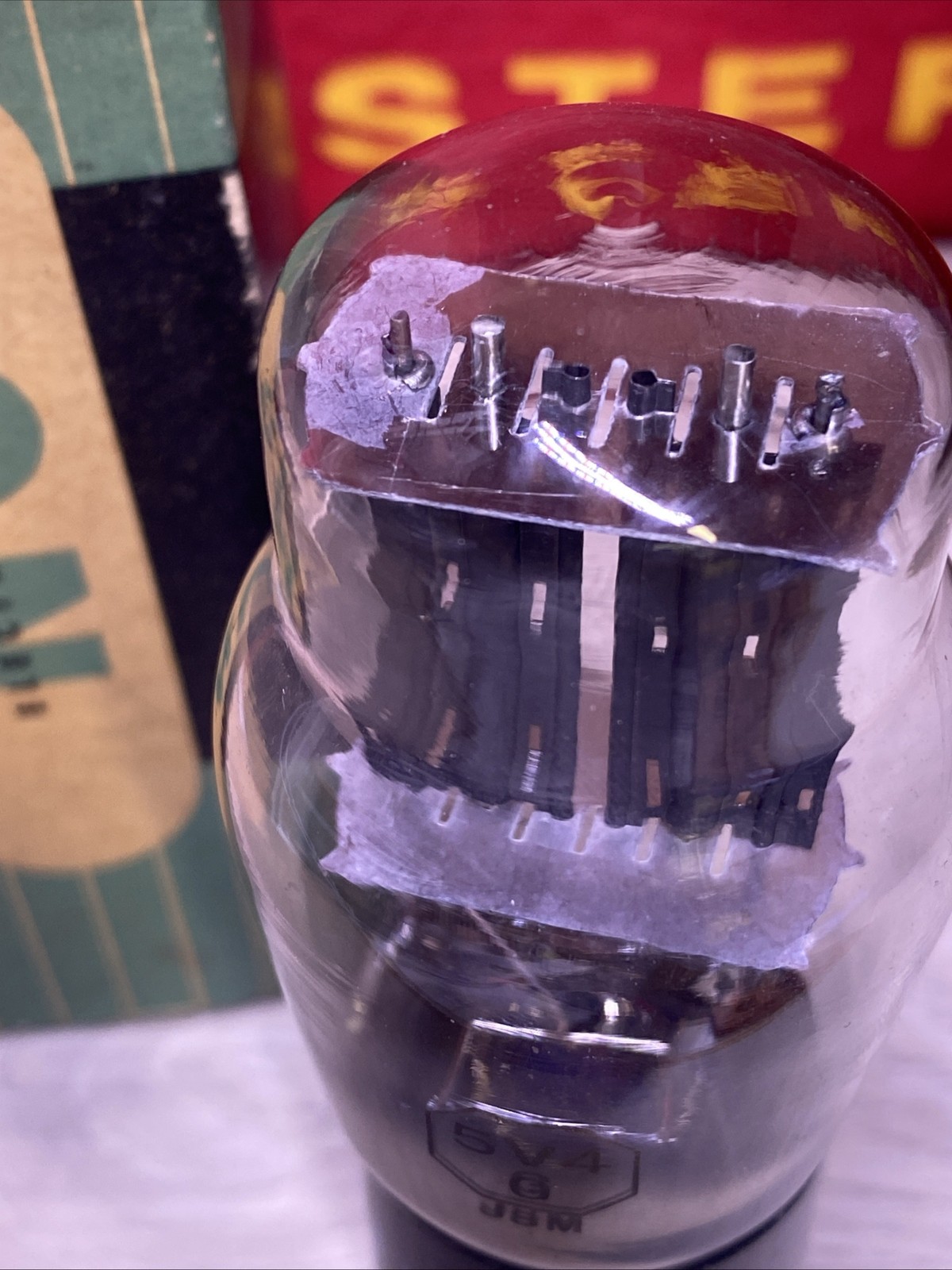 NU 5V4G Vacuum tube Rectifier Tested Good