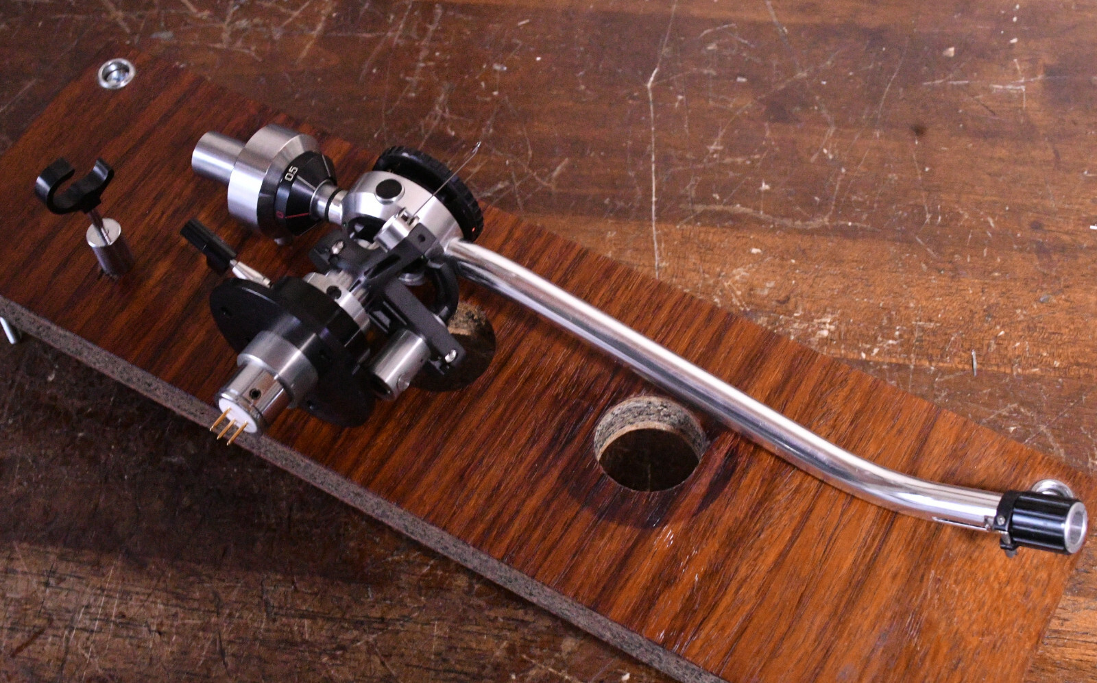 Micro seiki MA-101Mk2 tonearm with VTA on fly base, universal type * VG++