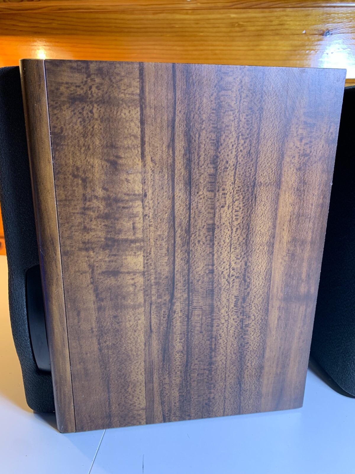 Vintage 1990s 90s AIWA Bookshelf Speakers SX-LM10 40 Watts 6 Ohms 2-Way Brown