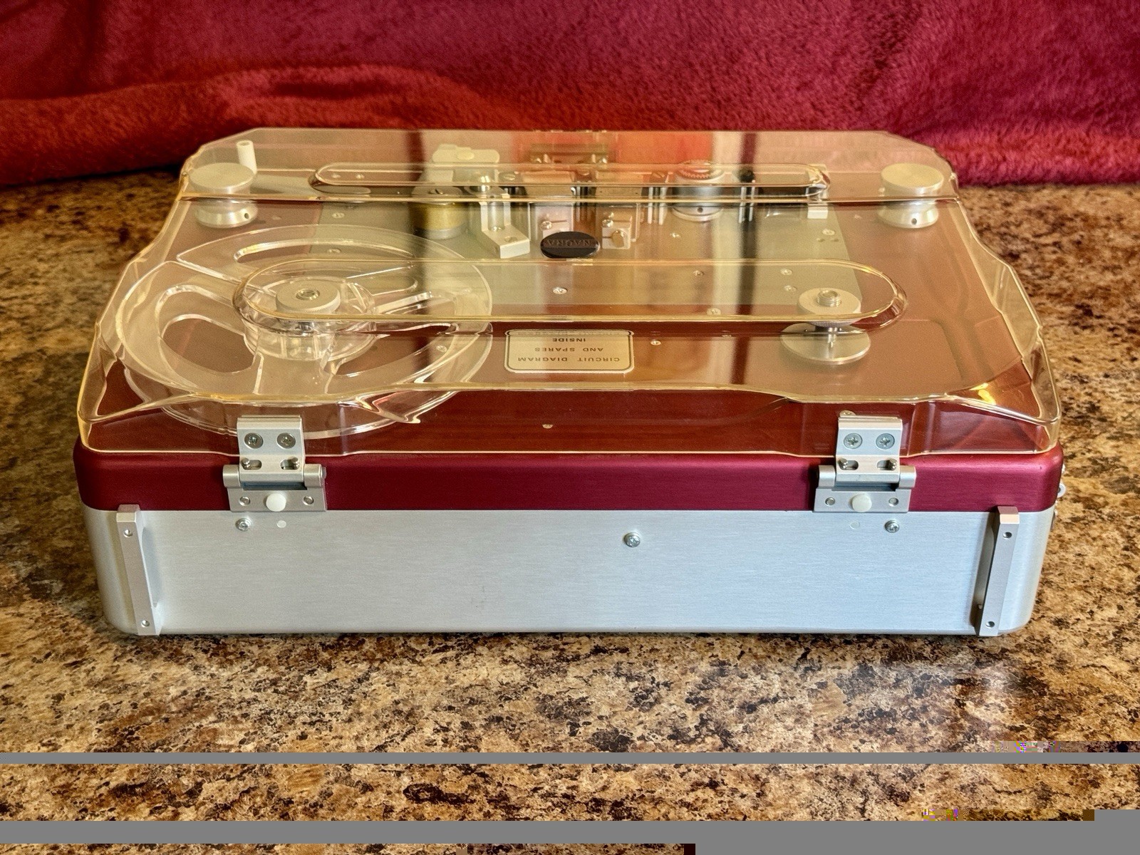 Nagra E Tape Recorder – CLEAN w Power Supply, Original Case, Tape, Take-up Reel