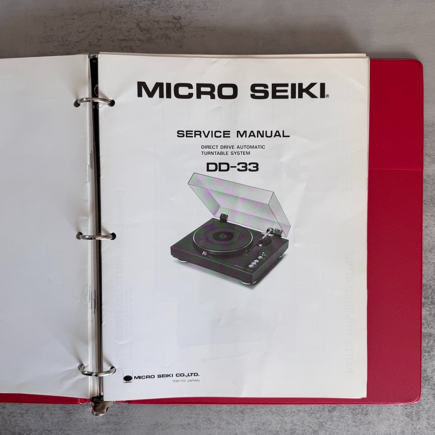 MICRO SEIKI DD-20/22/24/25/30/33/35/40, DDX, DQ, DQL, DQX, MB Service Manual Set