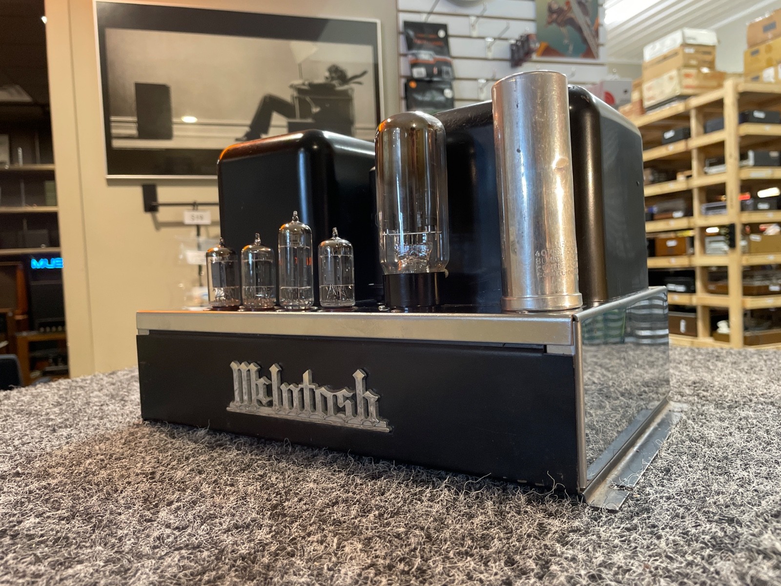 McIntosh MC30 Tube Power Amplifier, Works, Nice Chrome, Needs Restoration