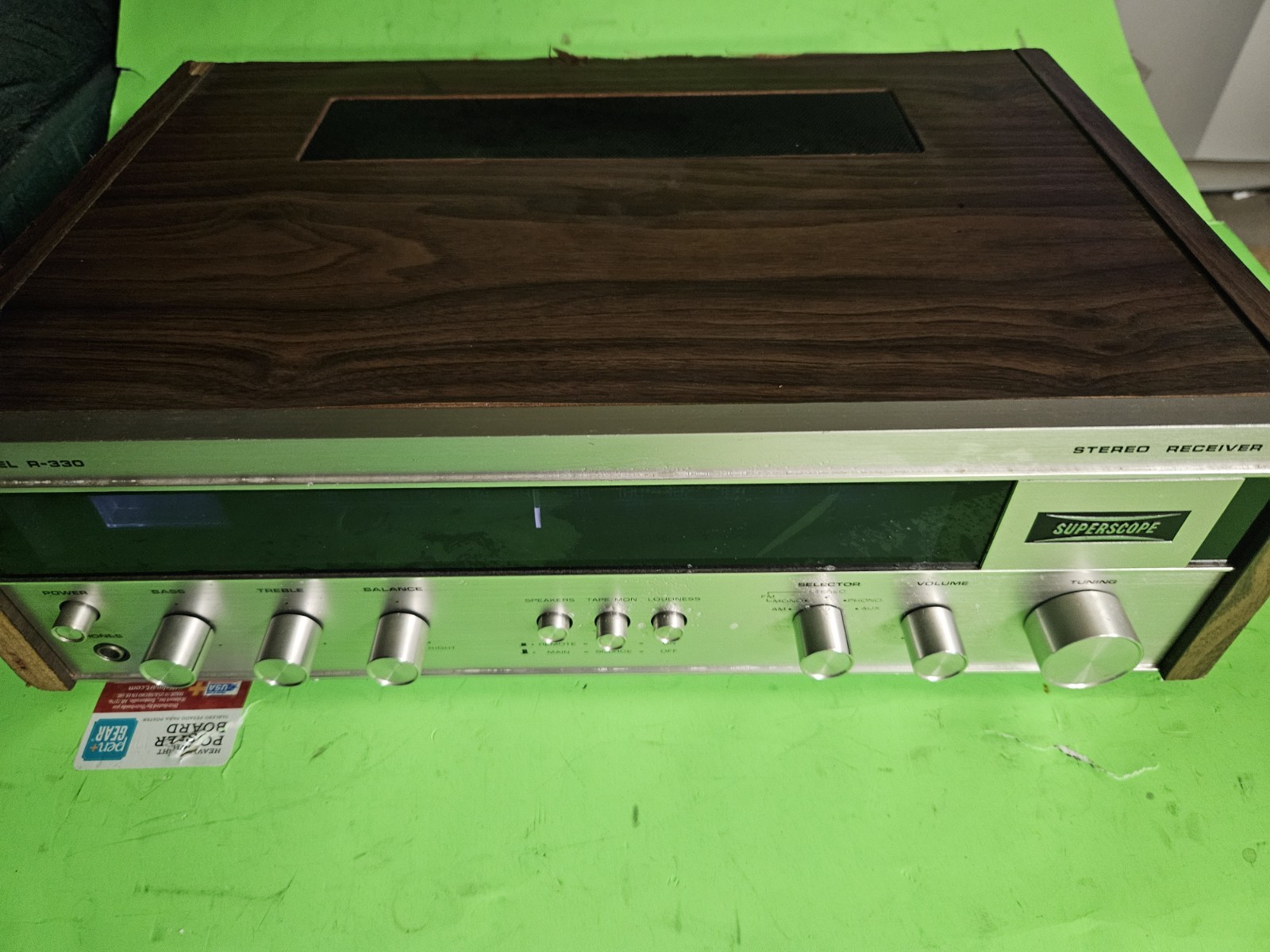 VINTAGE SUPERSCOPE Model R-330 STEREO RECEIVER