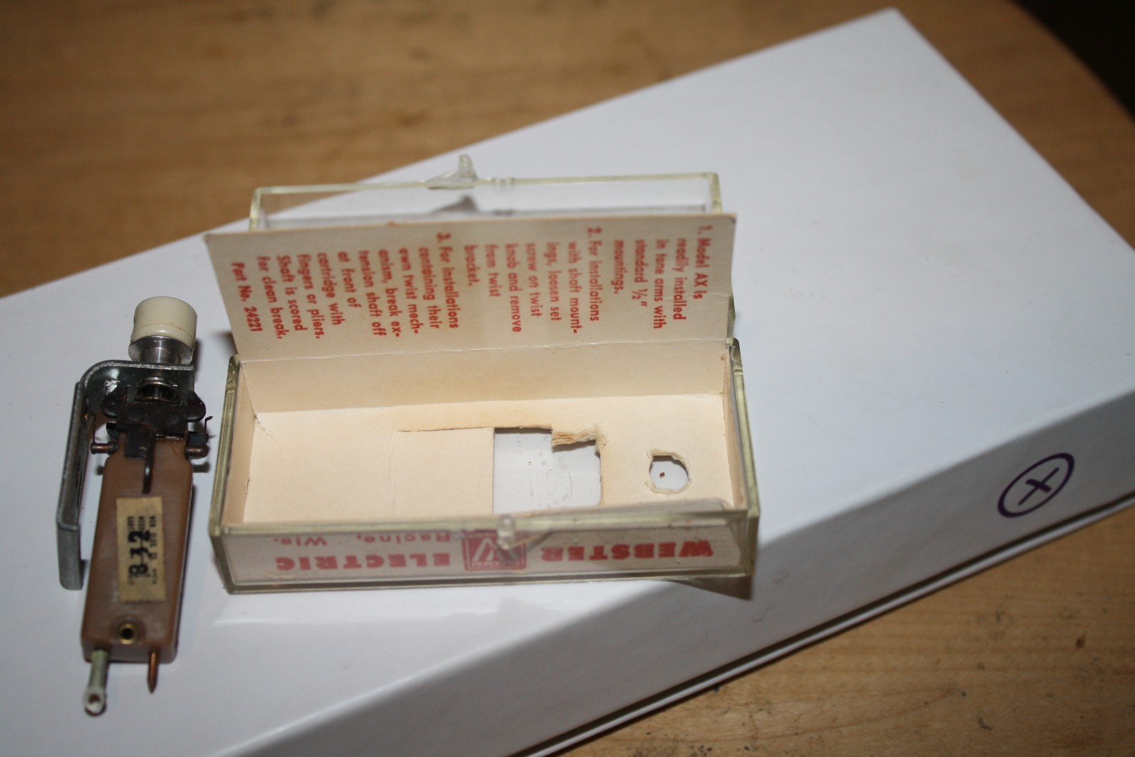 ROCHELLE CRYSTAL RECORD PLAYER CARTRIDGE WEBSTER A103 WE57. see pic’s! AX?