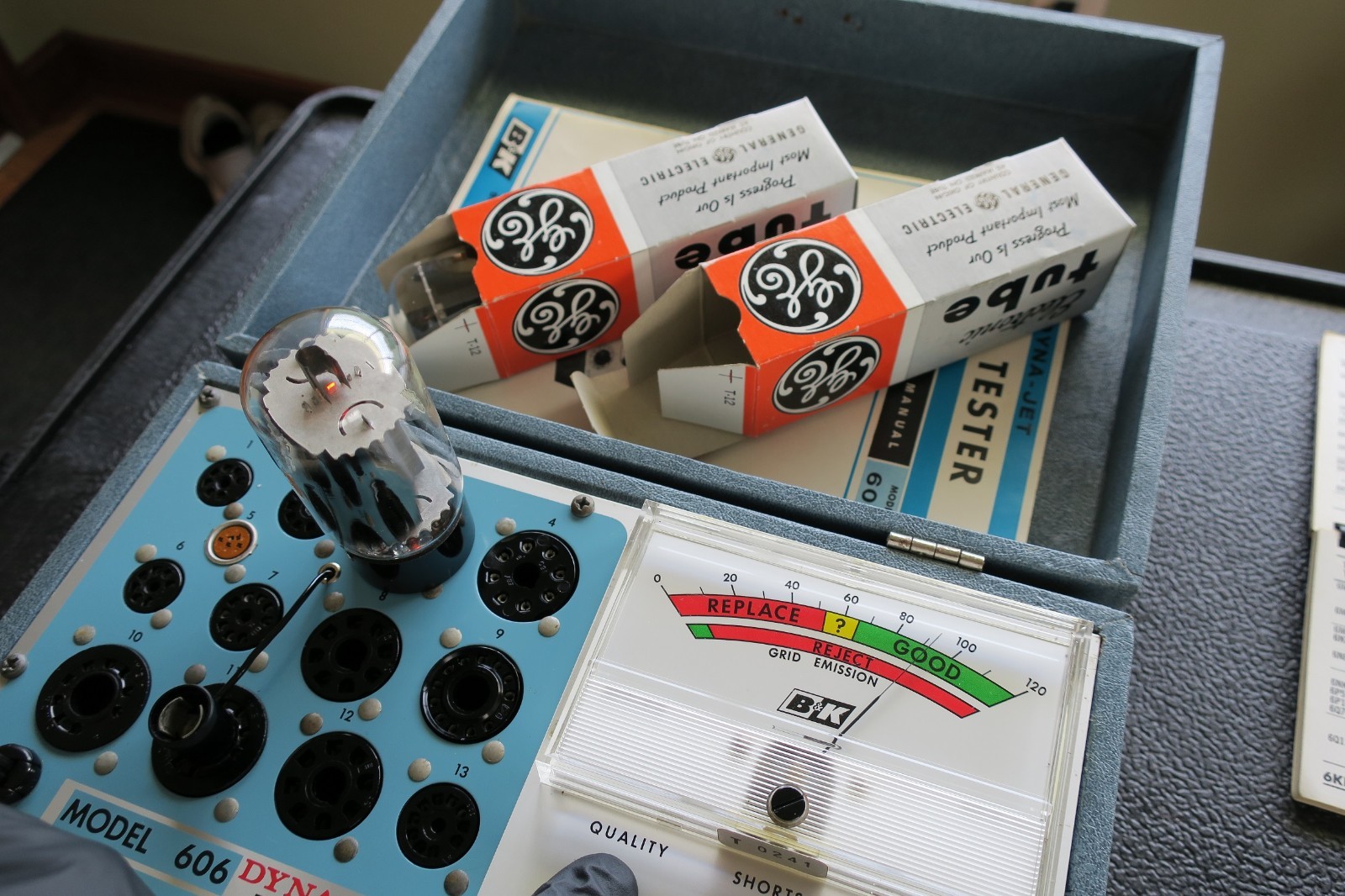 GE 6L6GC Vintage Matched Pair Power tubes w/ Original boxes – from KCANos Tubes