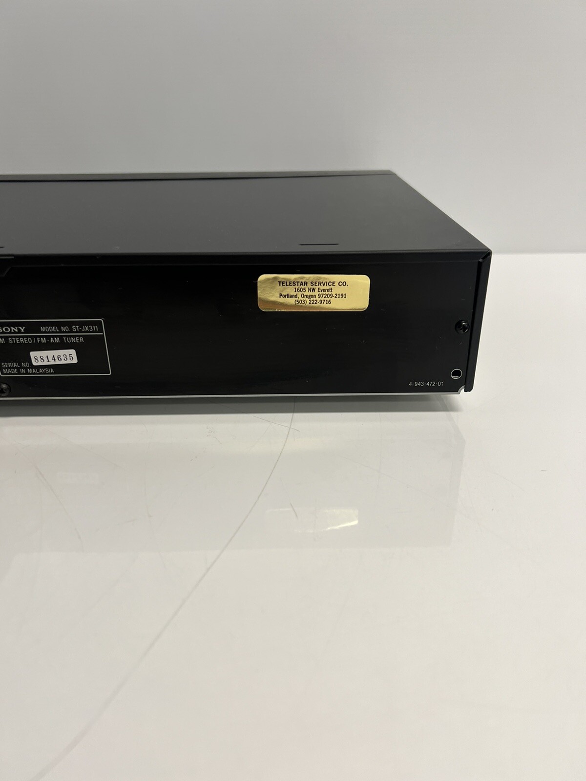Sony ST-JX311 Quartz Lock 30-Preset FM Stereo/AM-FM Tuner
