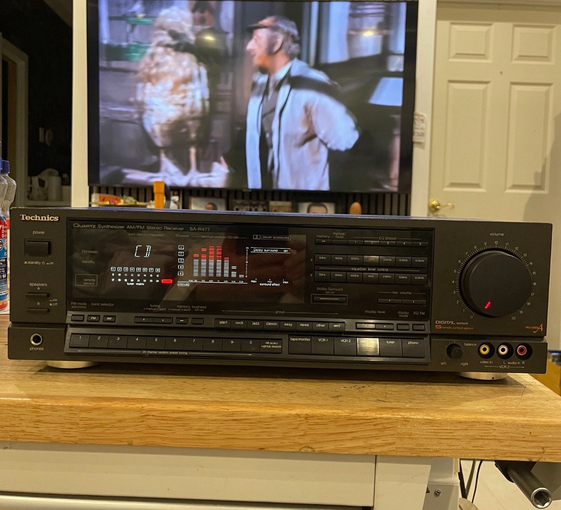 Technics SA-R477 Quartz Synthesizer -Working . Please Read Descriptions.