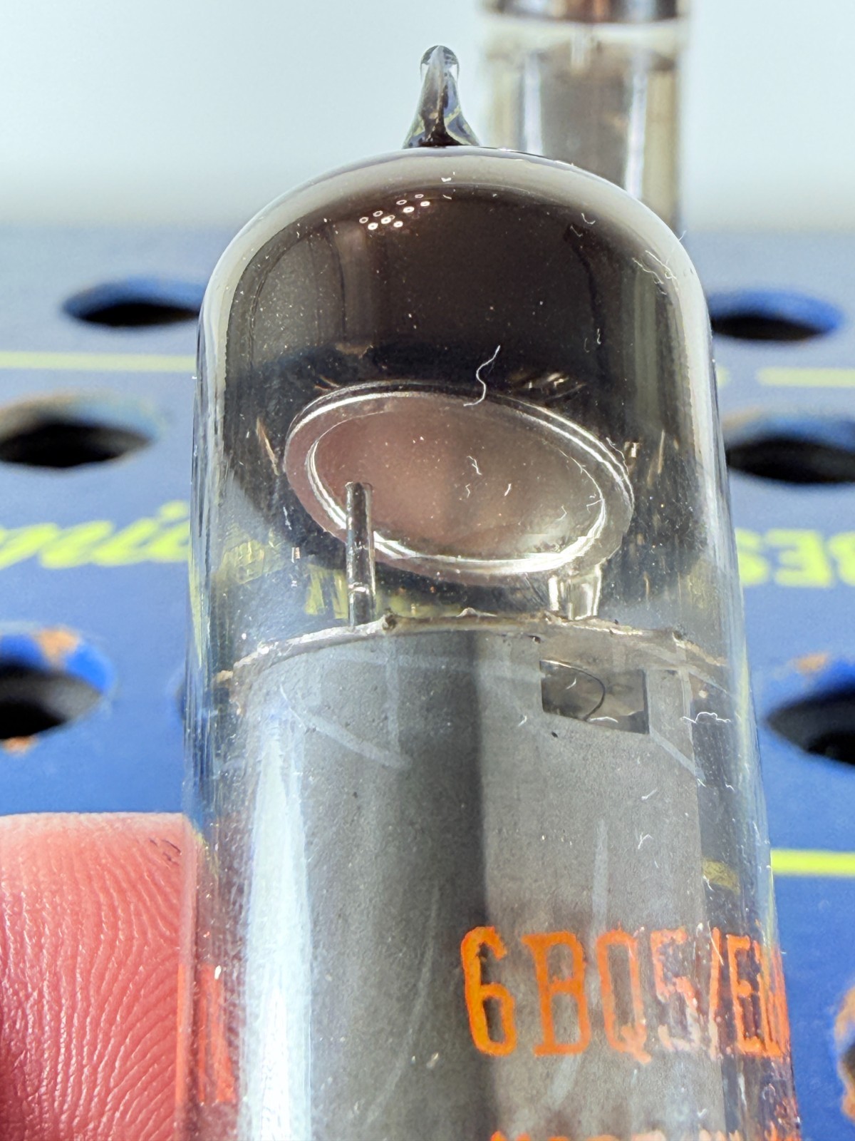 Matched Pair RCA 7189 EL84 6BQ5 Disk Getter Tested Good Tube