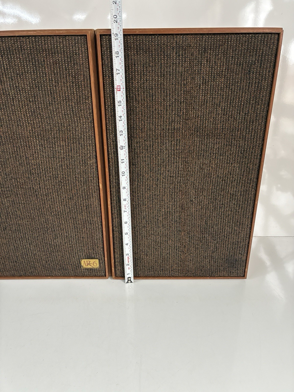 Acoustic Research AR-6 Suspension Loudspeaker System Speaker Pair Made In USA