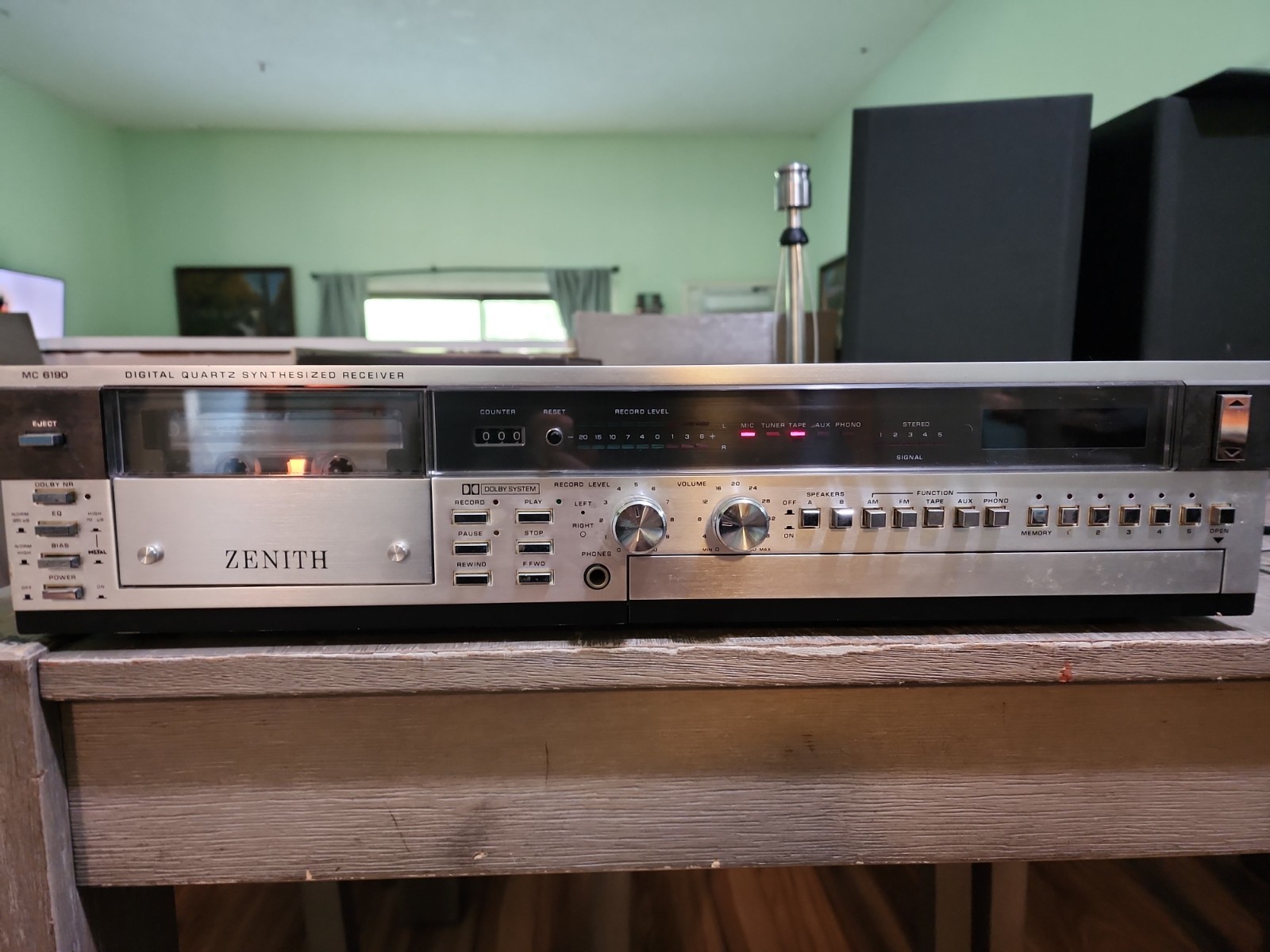 Zenith MC 6190 Digital Quartz Synthesized Receiver – WORKING w/ Issues *Read*